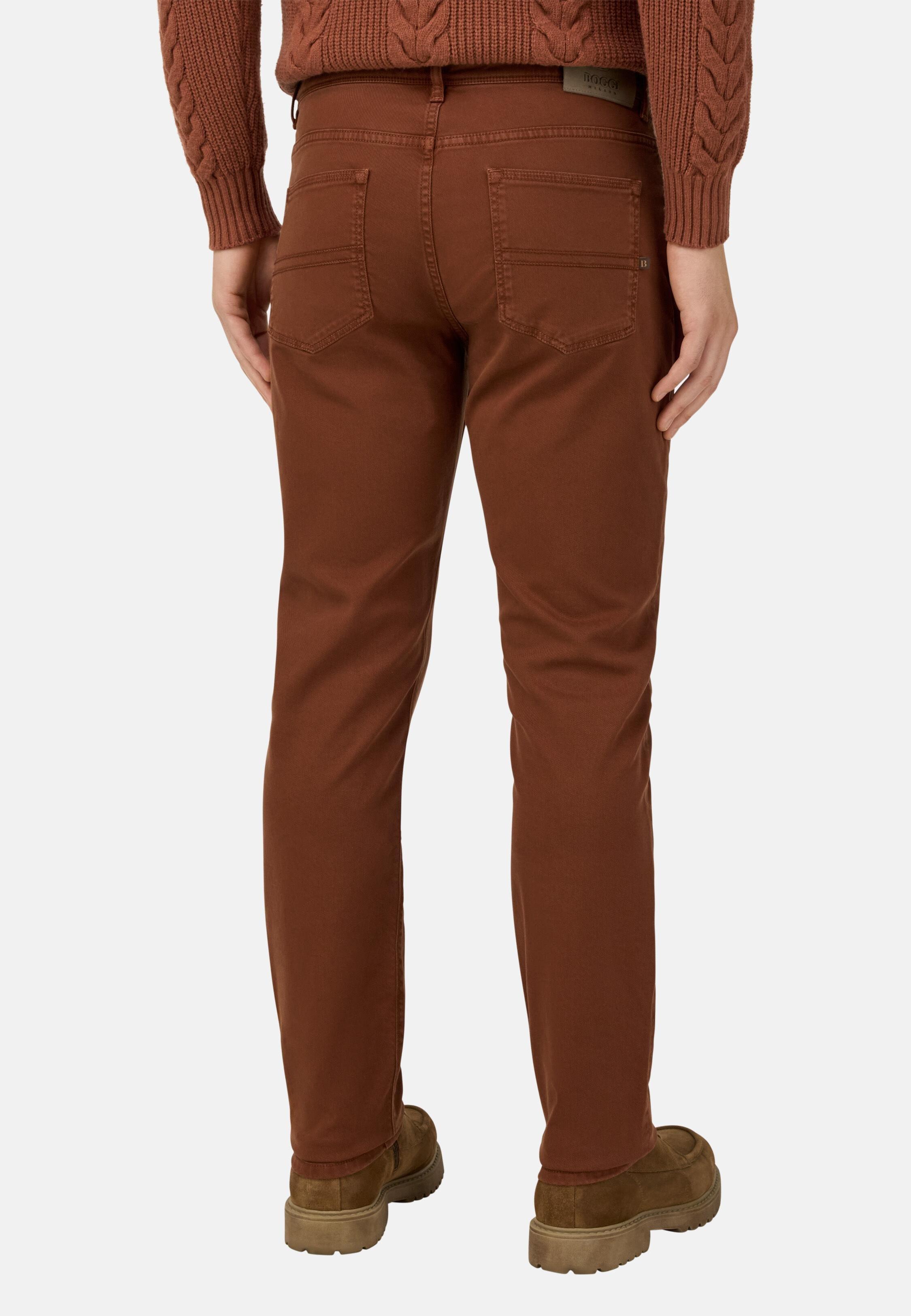 DKOR Stretch Cotton/Tencel Jeans, Rot, medium