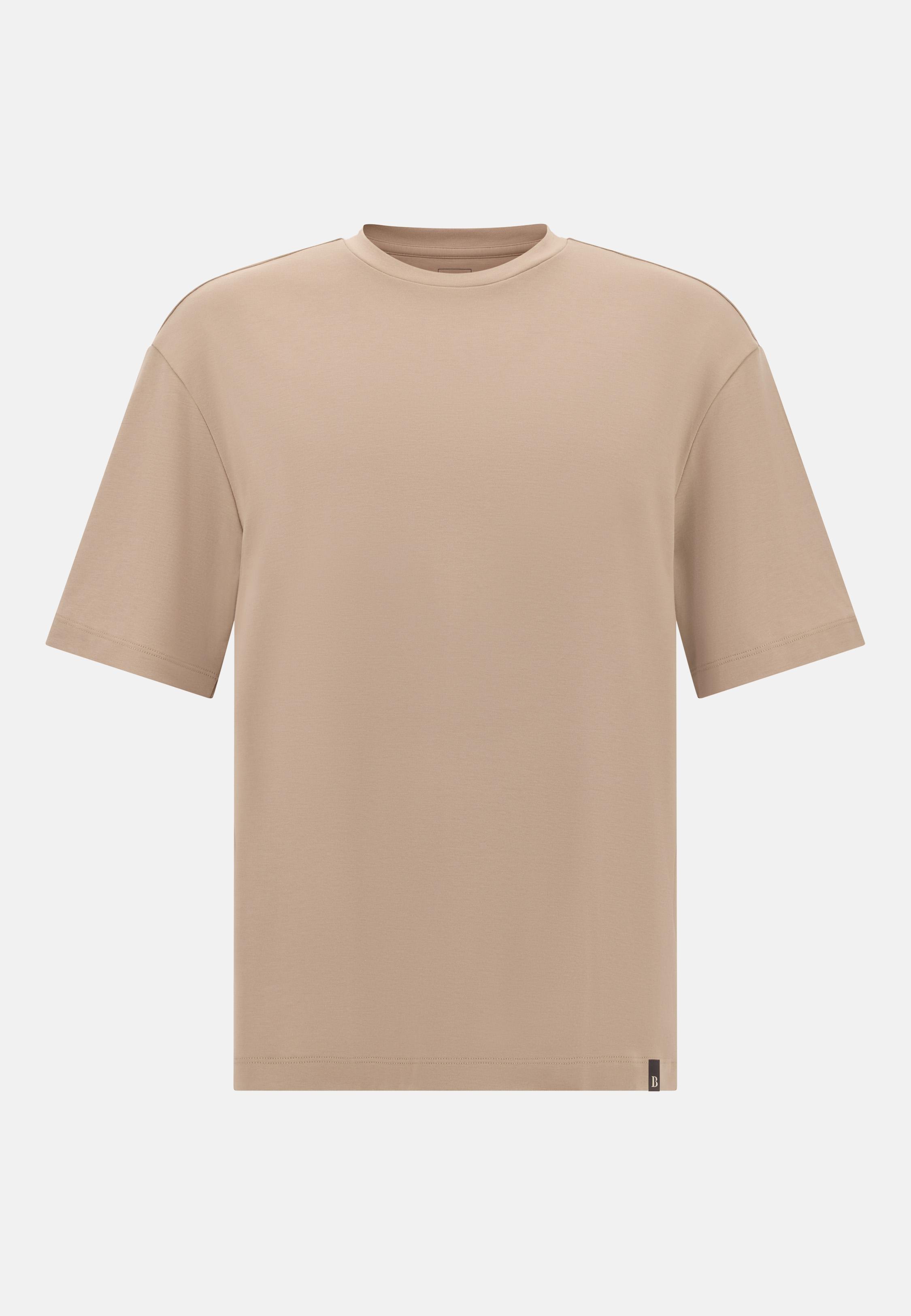 Pima Cotton T-Shirt Brown, , large image number 3