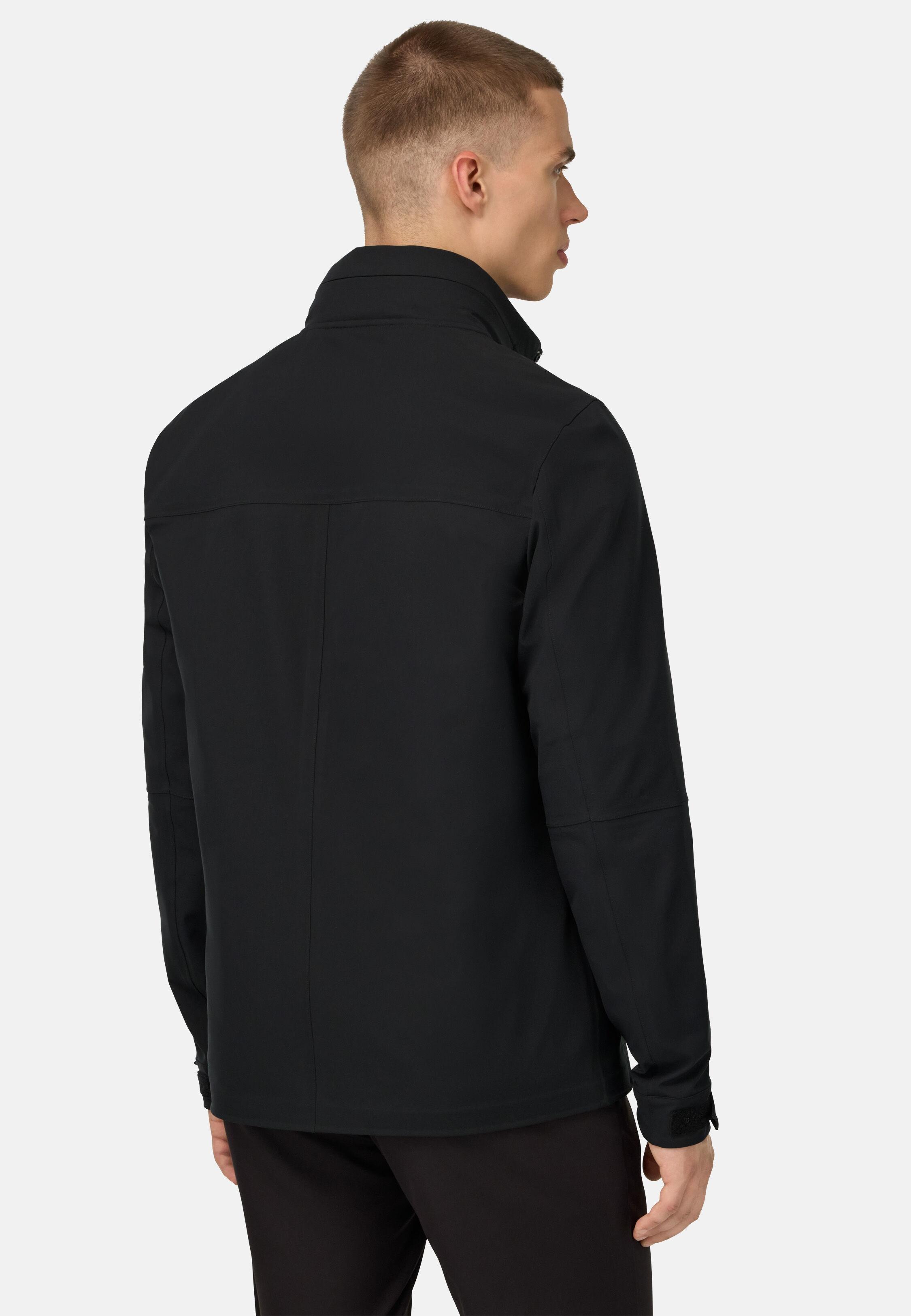 B Tech Field Jacket in Technical Fabric Black, 3901_BLAC, medium