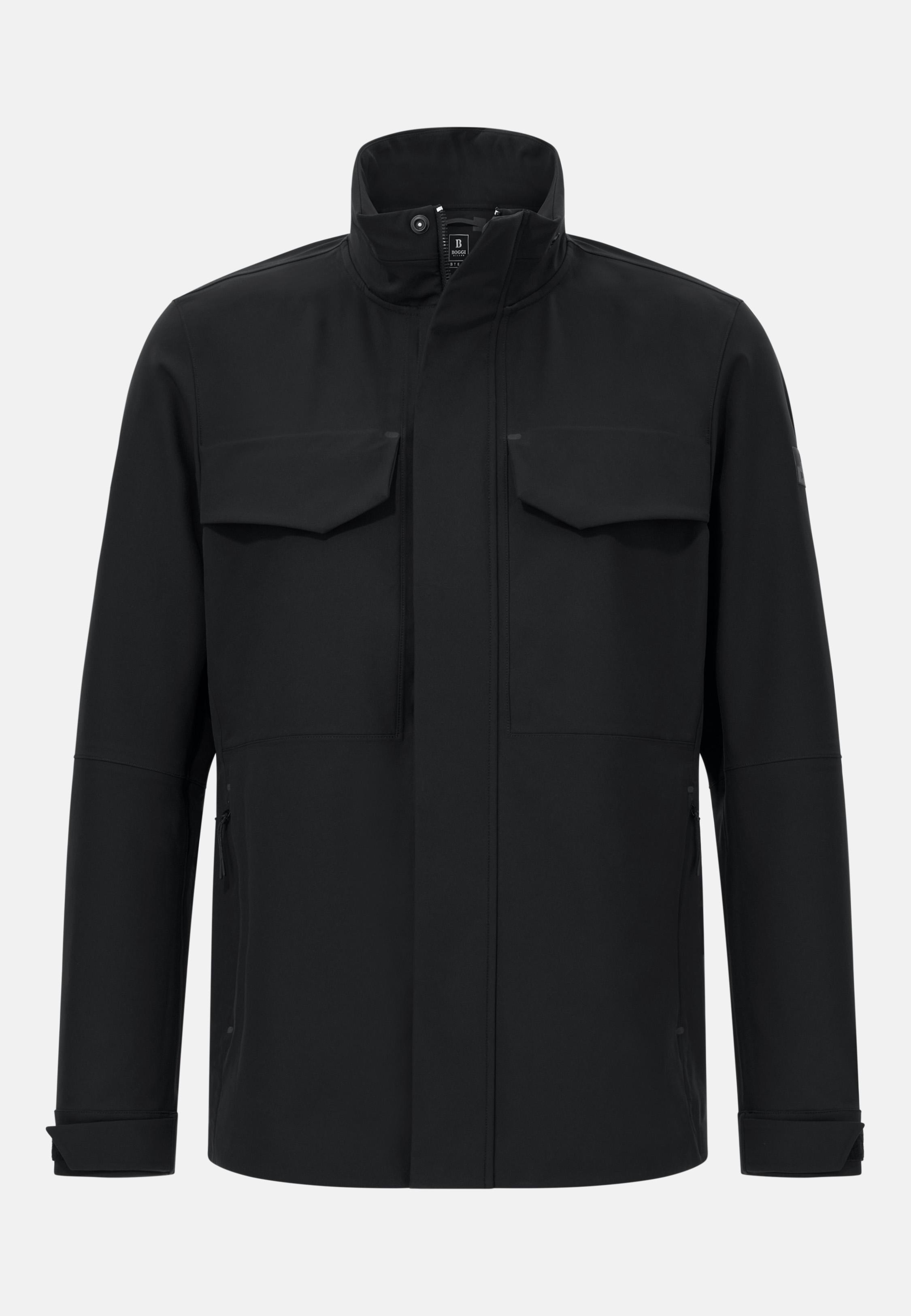 B Tech Field Jacket In Technical Fabric Black, , large image number 3