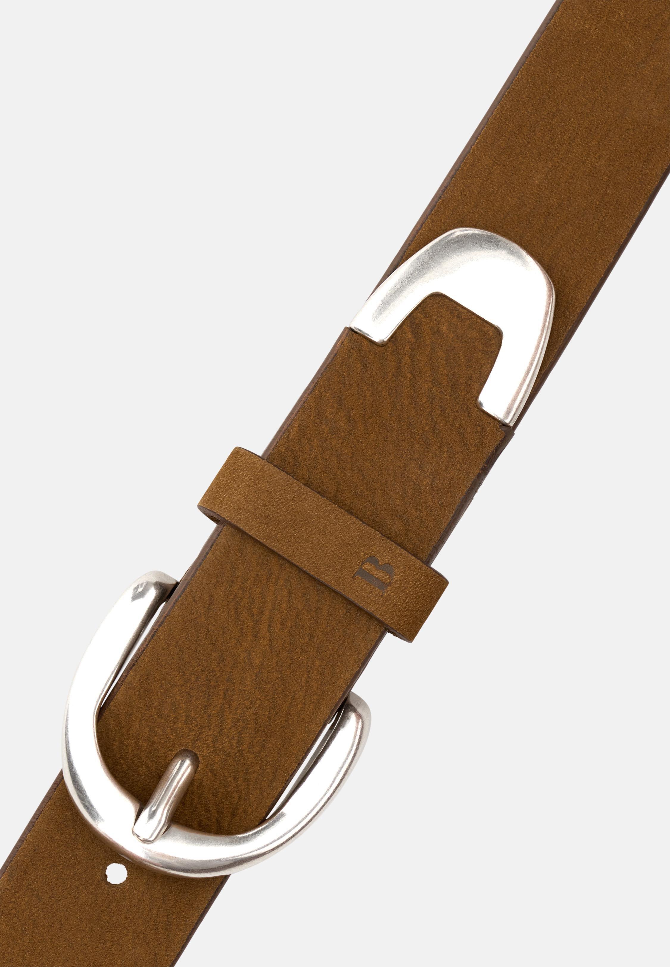 Casual Nubuck Belt Brown, 3901_BROW, large image number 1