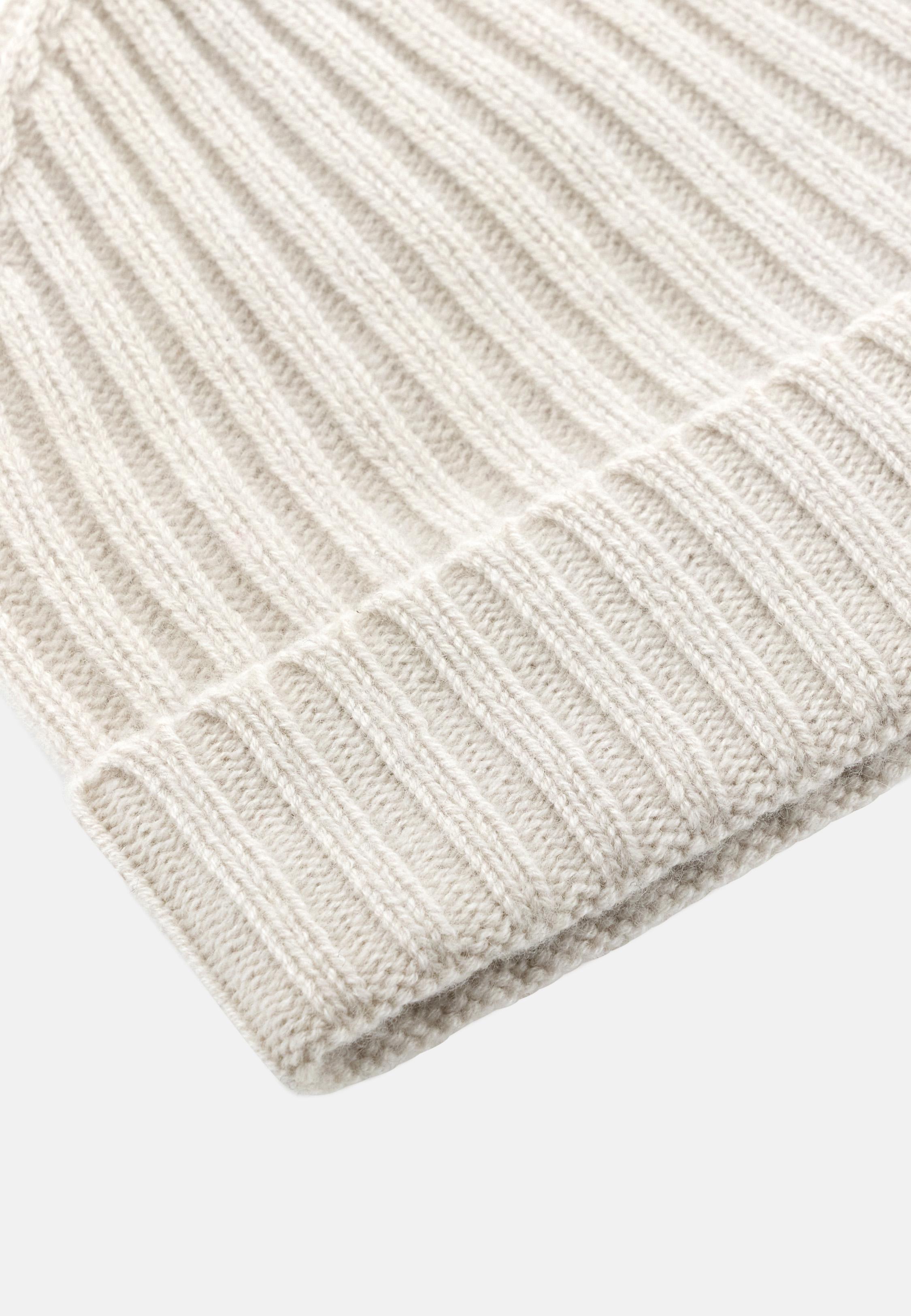 Cashmere Hat White, Ice, medium