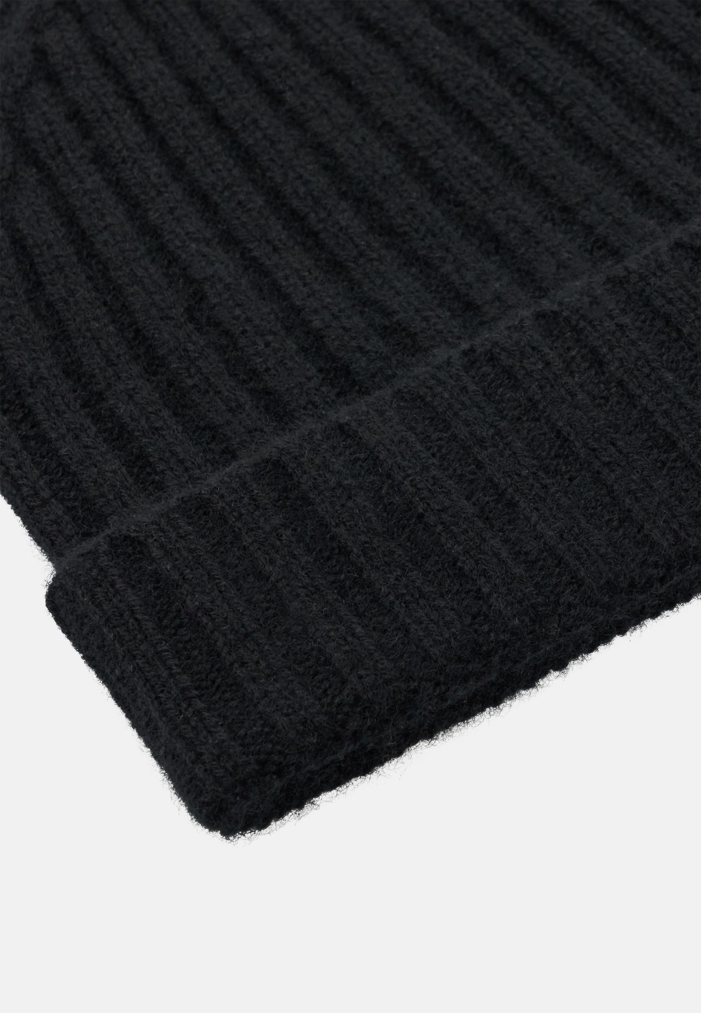 Cashmere Hat Black, Black, large image number 0