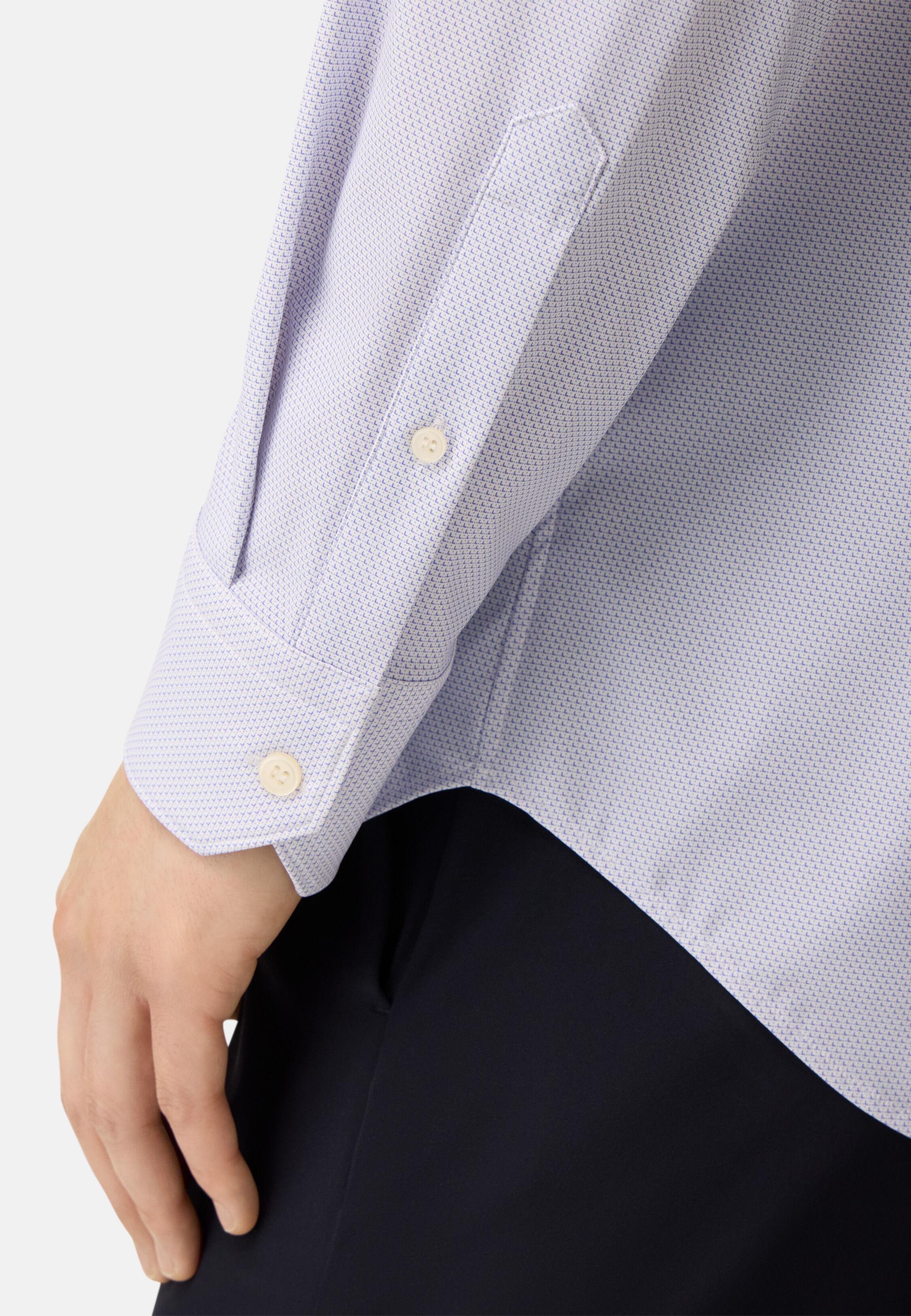 Slim Fit Stretch Nylon Shirt Blue, Light Blue, medium