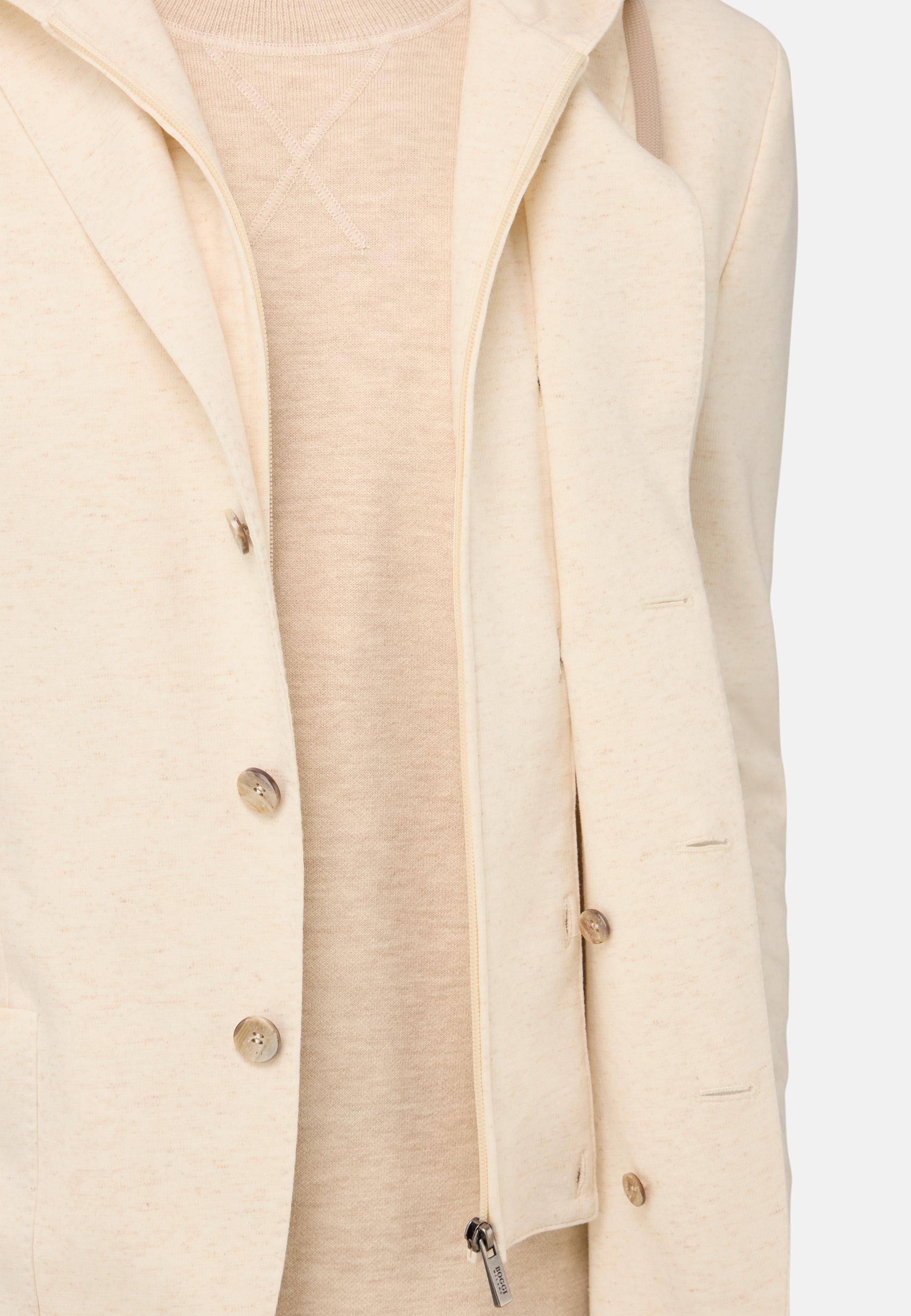 Madison Sweatshirt Jacket Cream, , large image number 2