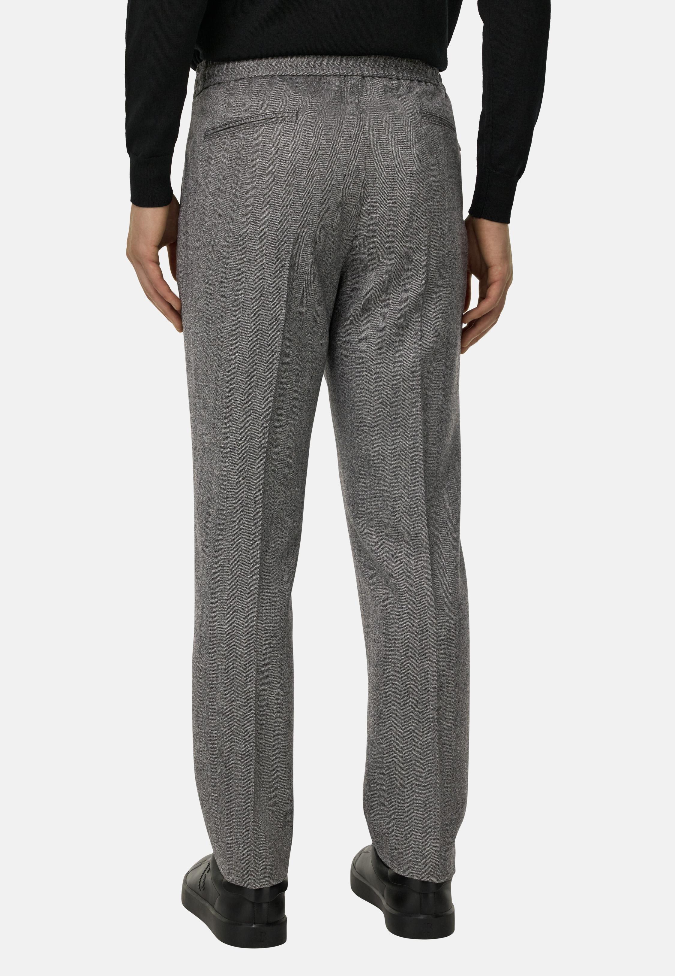 City Trousers in Flannel Grey, Charcoal, large image number 2