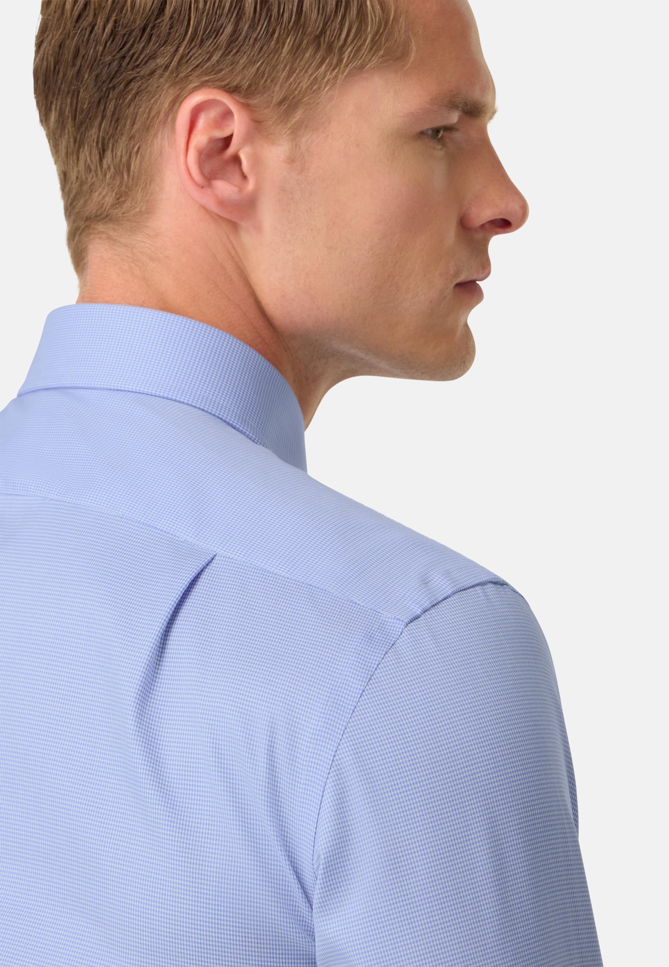 Regular Fit Cotton Dobby Shirt Blue, Light Blue, large image number 2