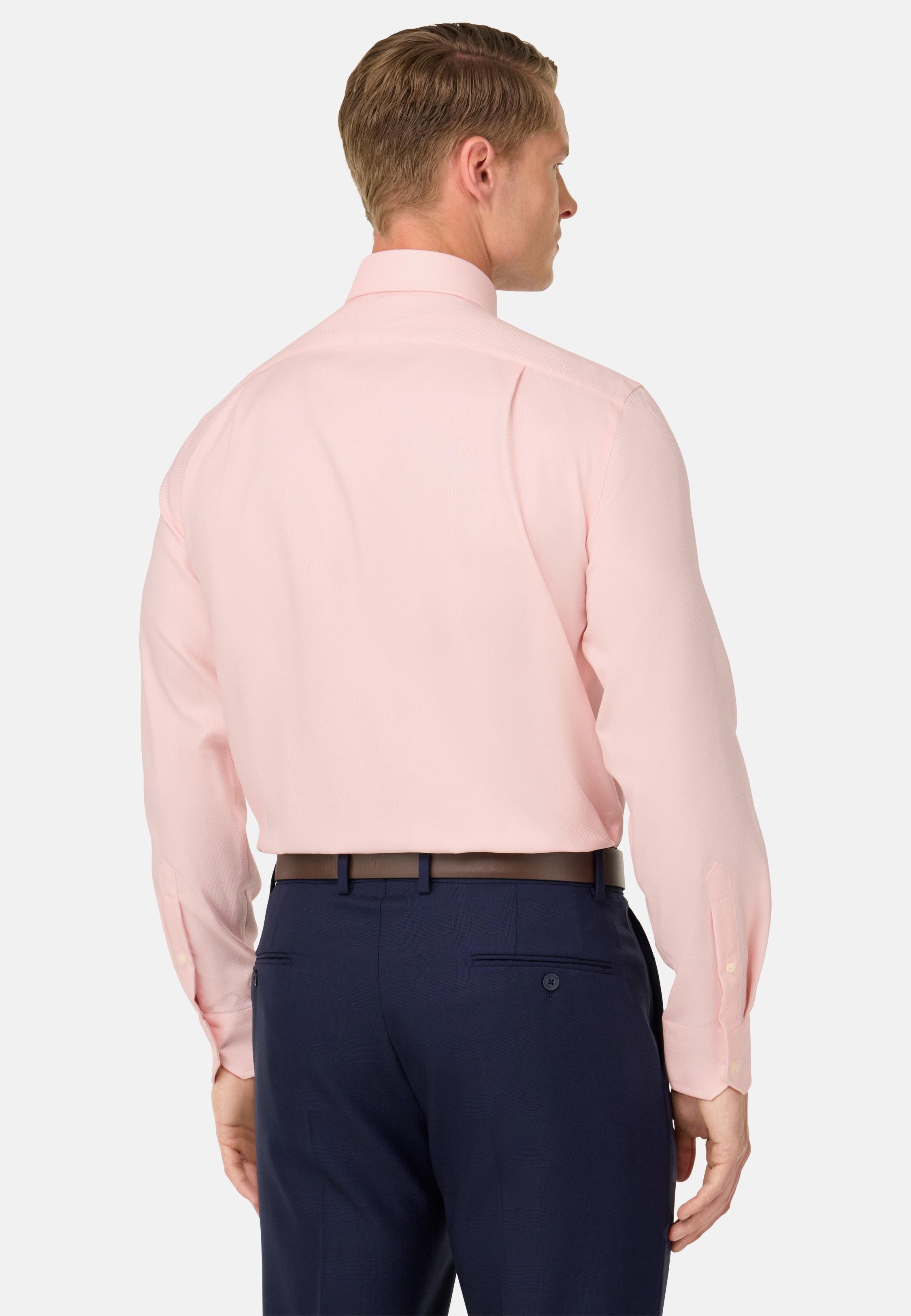 Slim Fit Striped Cotton Shirt Blue, , large image number 1