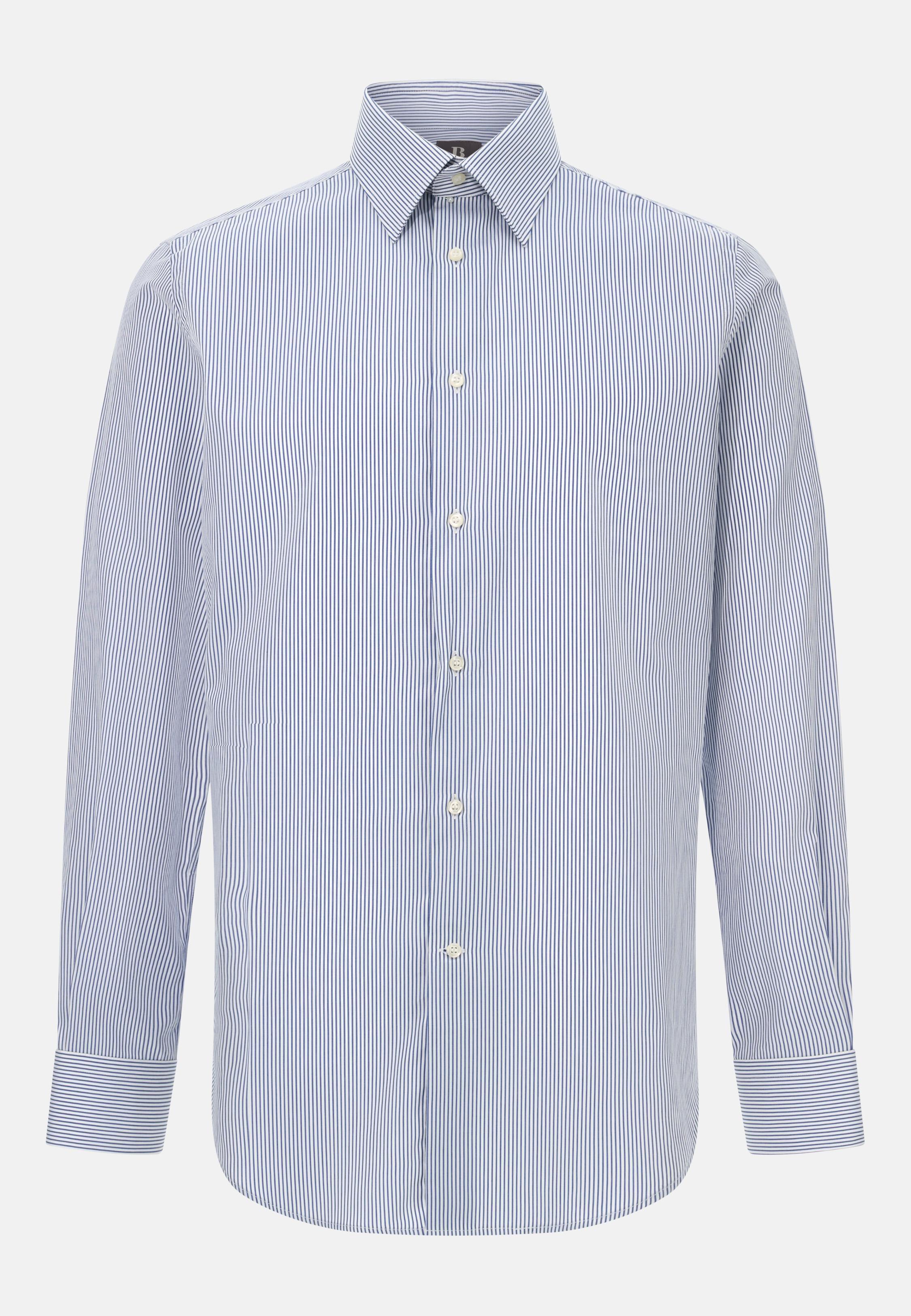 Regular Fit Striped Cotton Shirt Blue, , large image number 4