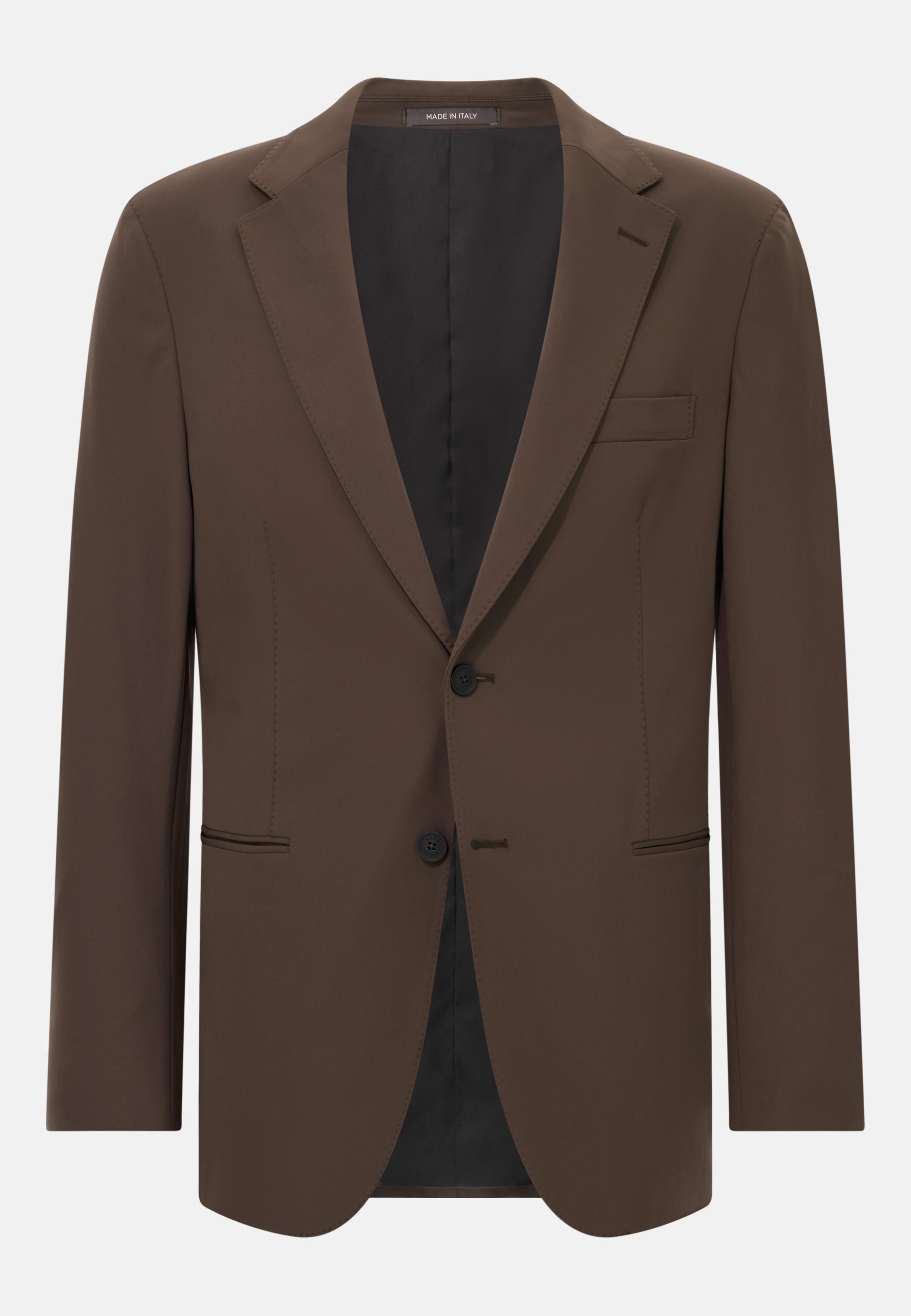 B-Tech Stretch Nylon Jacket Brown, , large image number 3