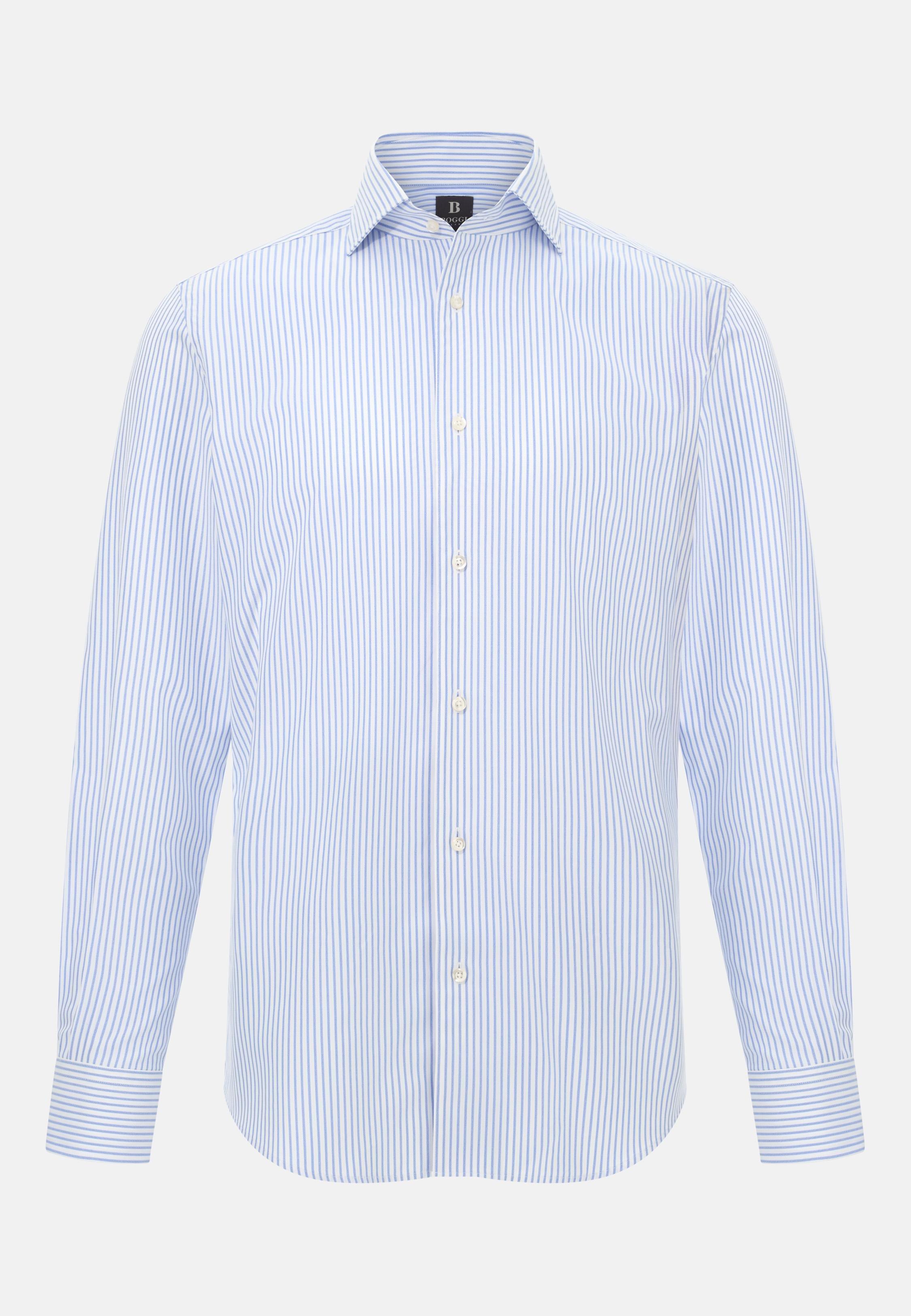 Regular Fit Striped Cotton Shirt Blue, , large image number 4