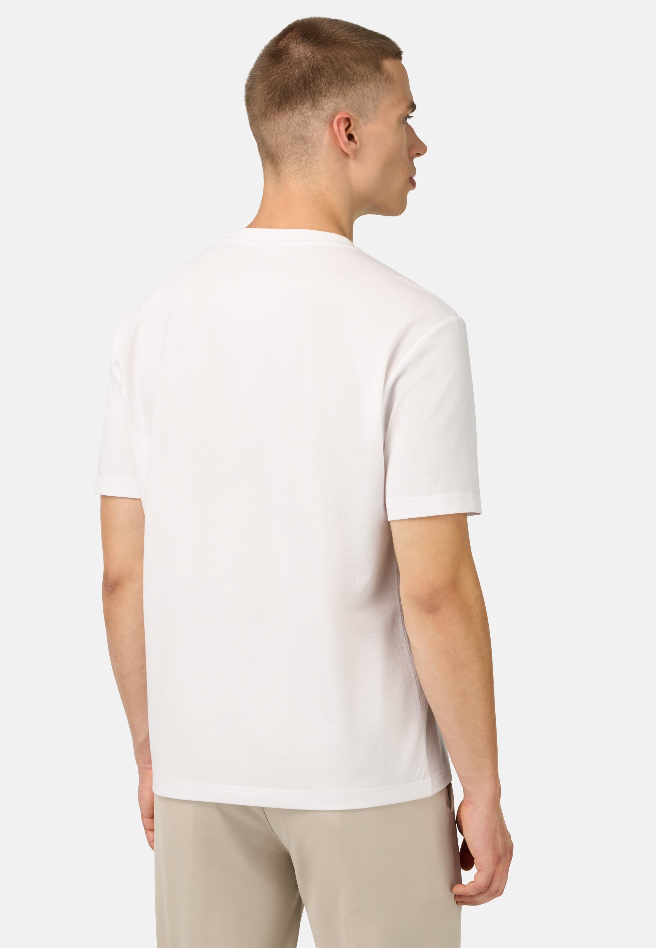 Cool Jade Pique T-Shirt With Pocket White, White, large image number 1
