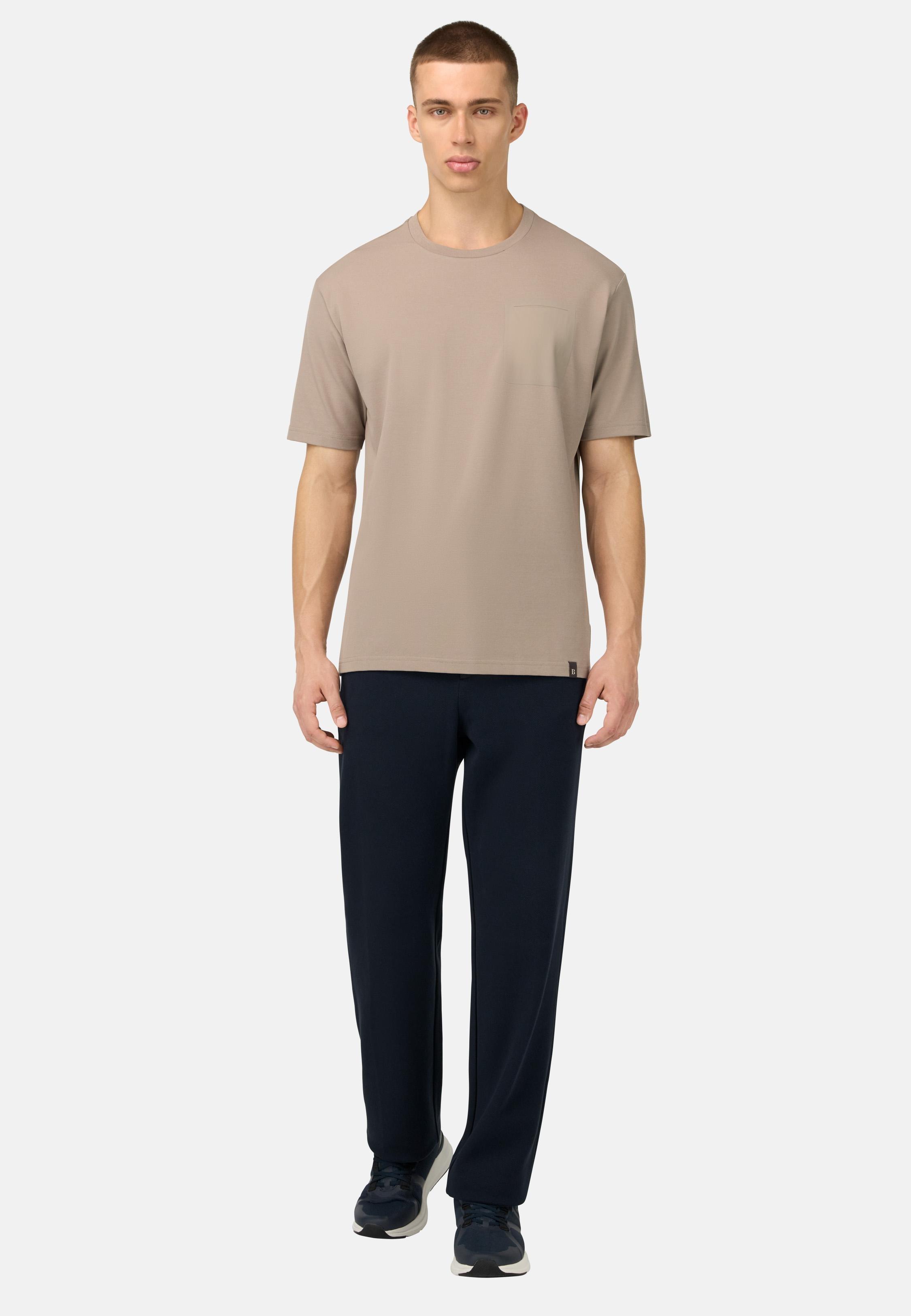 Cotton Blend Trousers Blue, , large image number 1