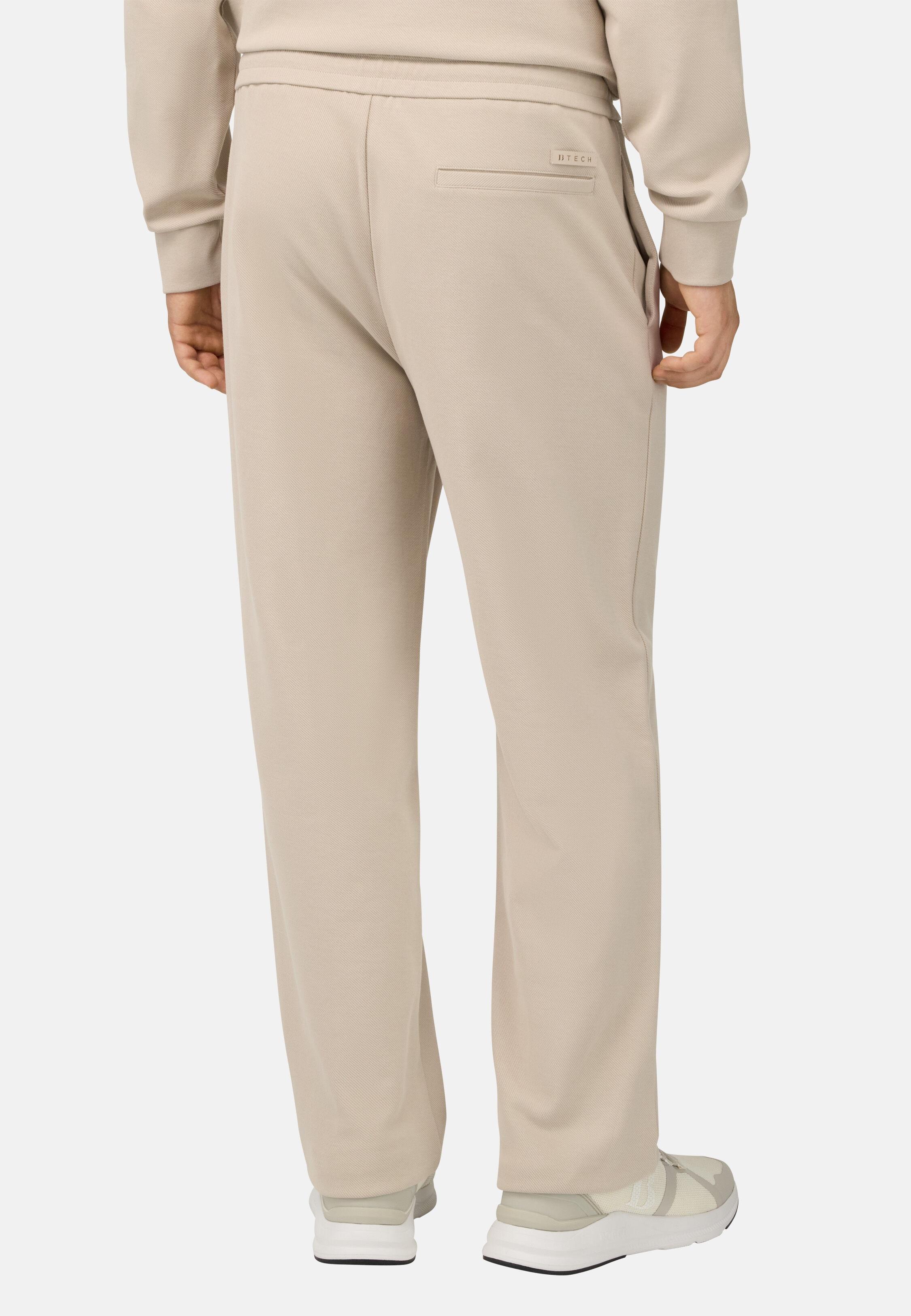Cotton Blend Trousers Beige, Sand, medium