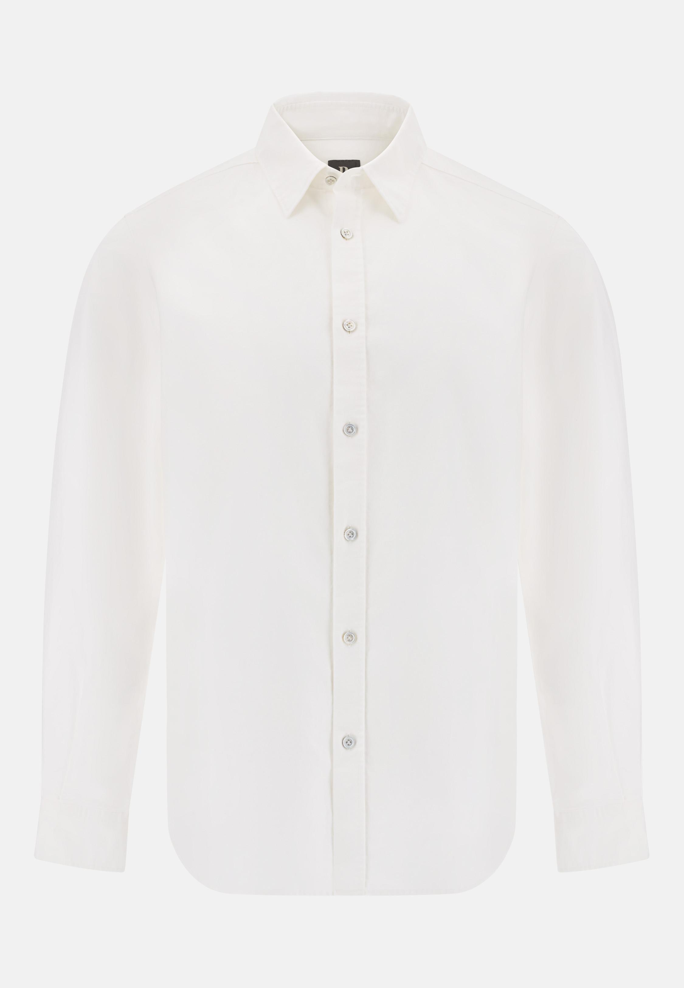 Regular Fit Oxford Cotton Shirt White, , large image number 4