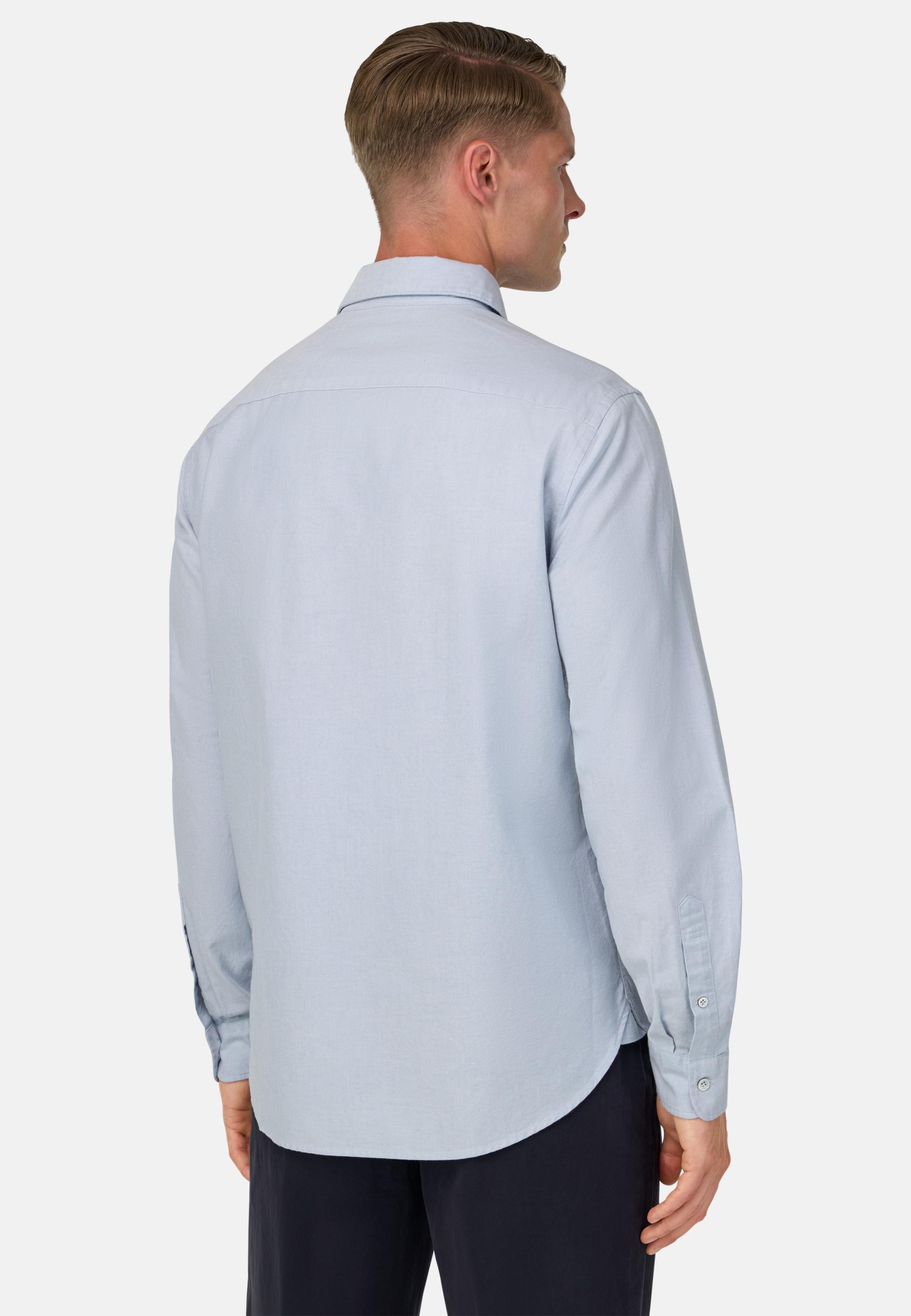 Regular Fit Oxford Cotton Shirt Beige, , large image number 1