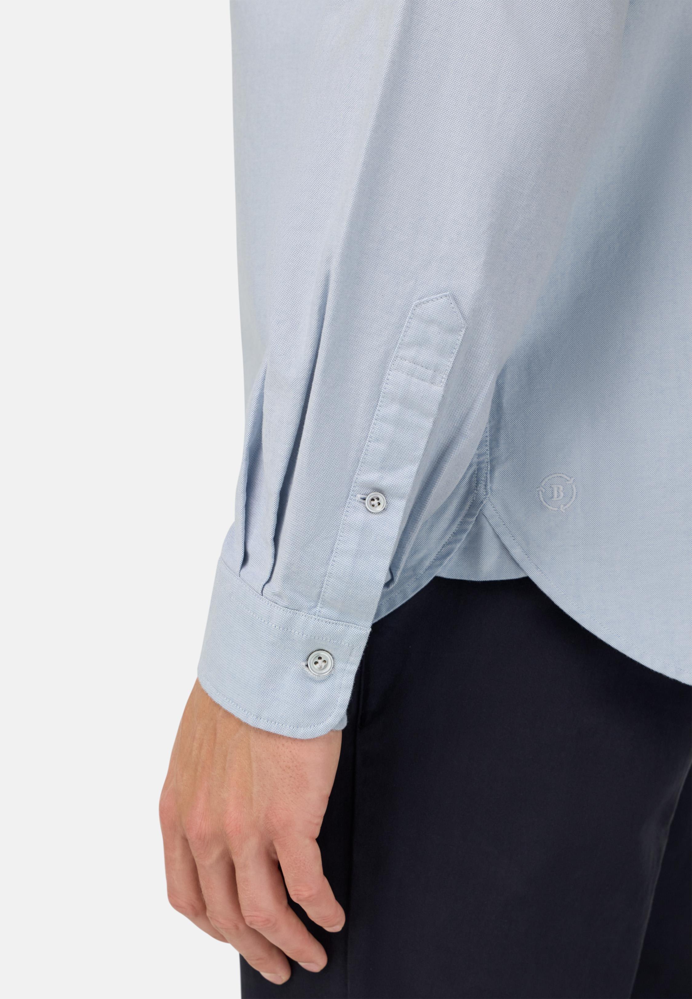 Regular Fit Oxford Cotton Shirt Beige, , large image number 2