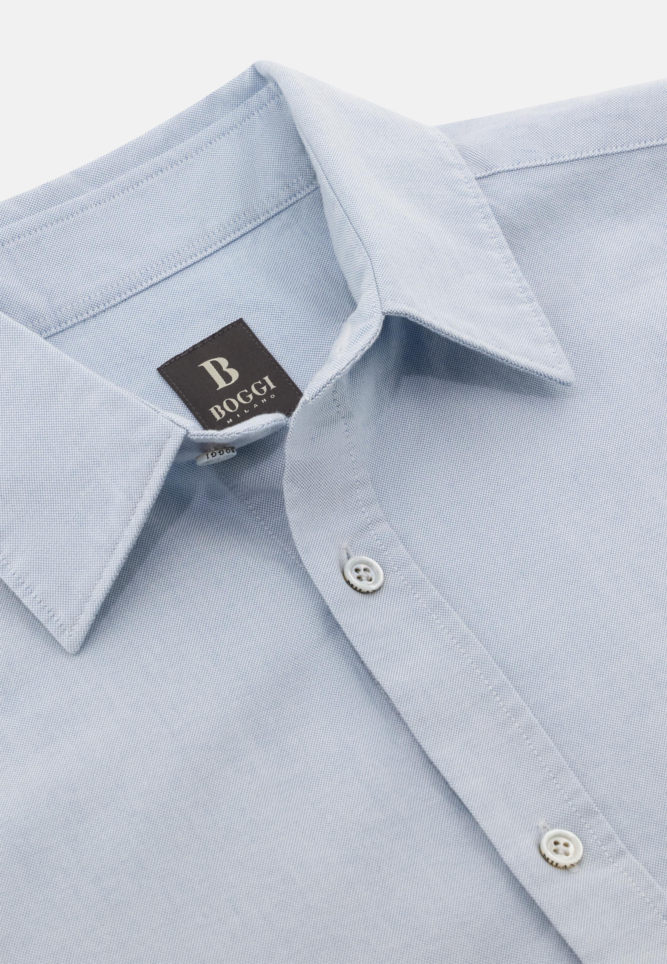 Regular Fit Oxford Cotton Shirt Blue, Light Blue, medium