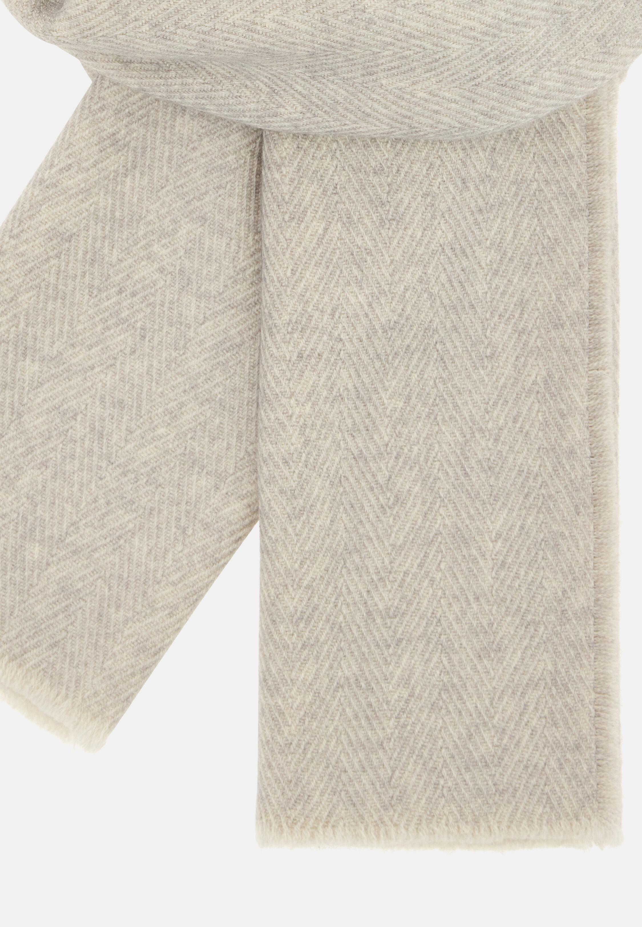 وشاح شيفرون بطبعة مزدوجة، بيج, 3901_BEIG, large image number 1