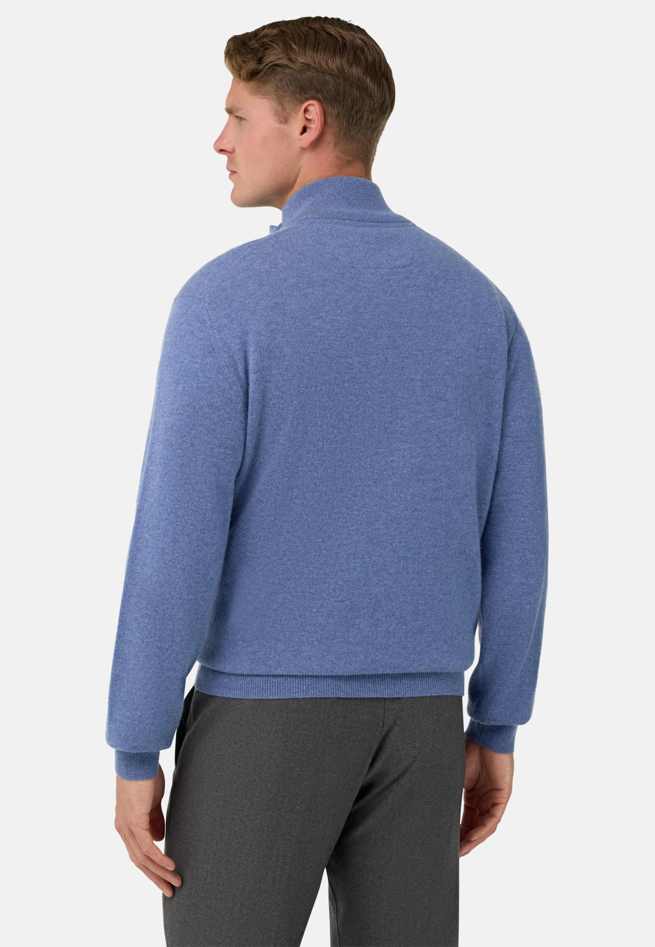 INDI Wool/Cashmere Half Zip Jumper, 3901_INDI, large image number 1