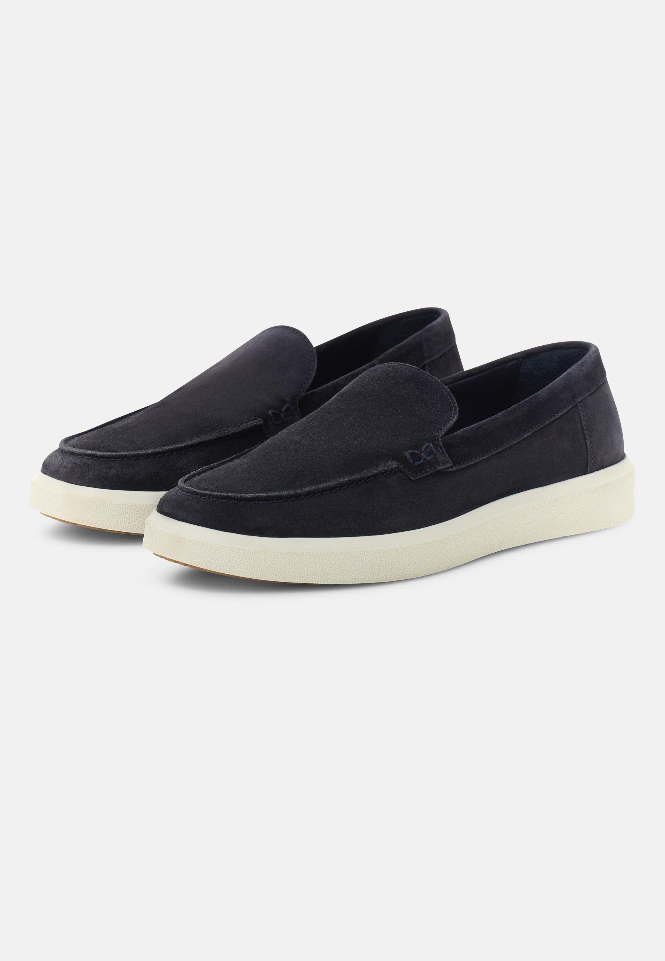BLUE Stratus Loafers in Suede Leather, , large image number 1