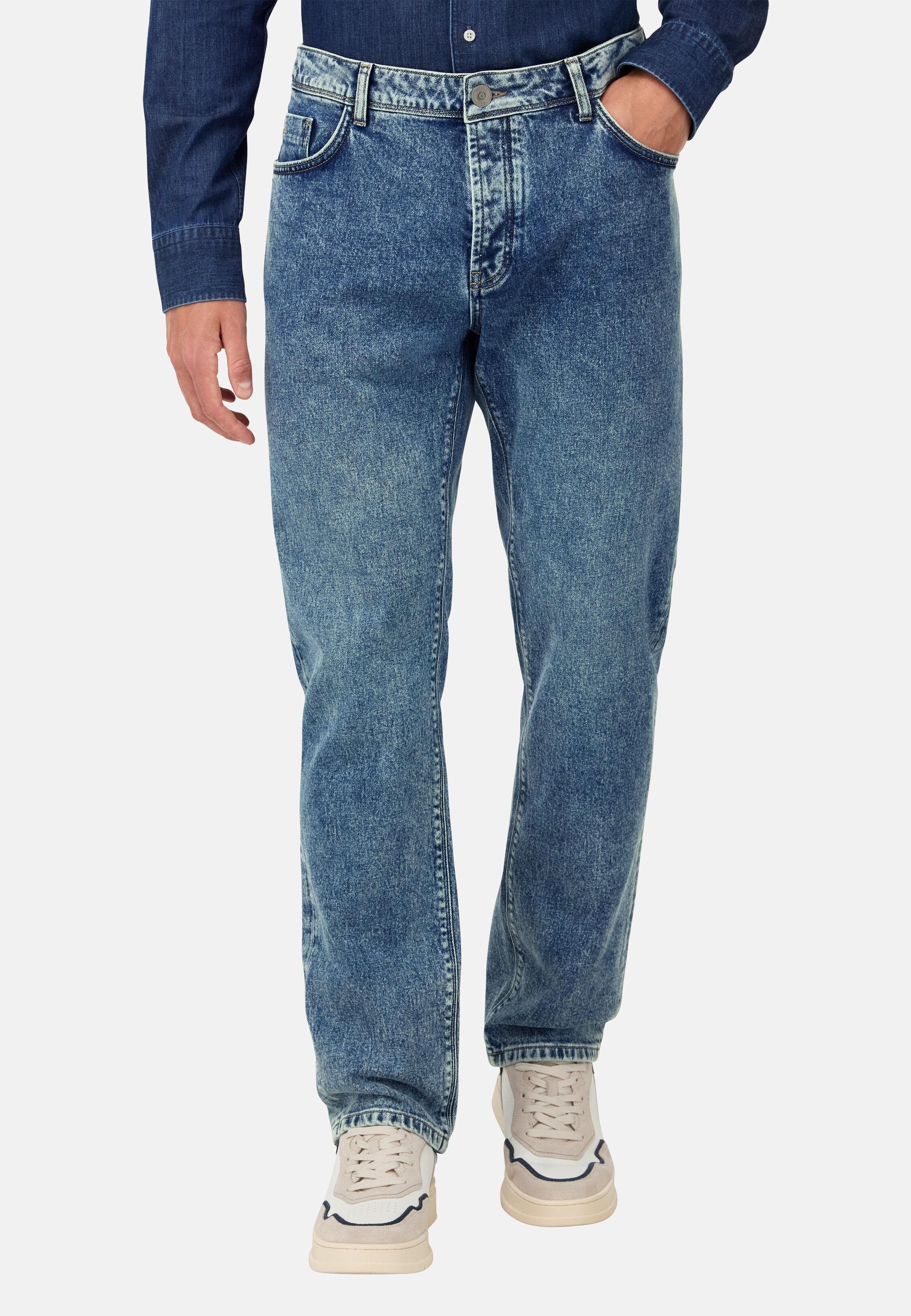 Blue Stretch Denim Jeans Blue, 3901_MDBL, medium