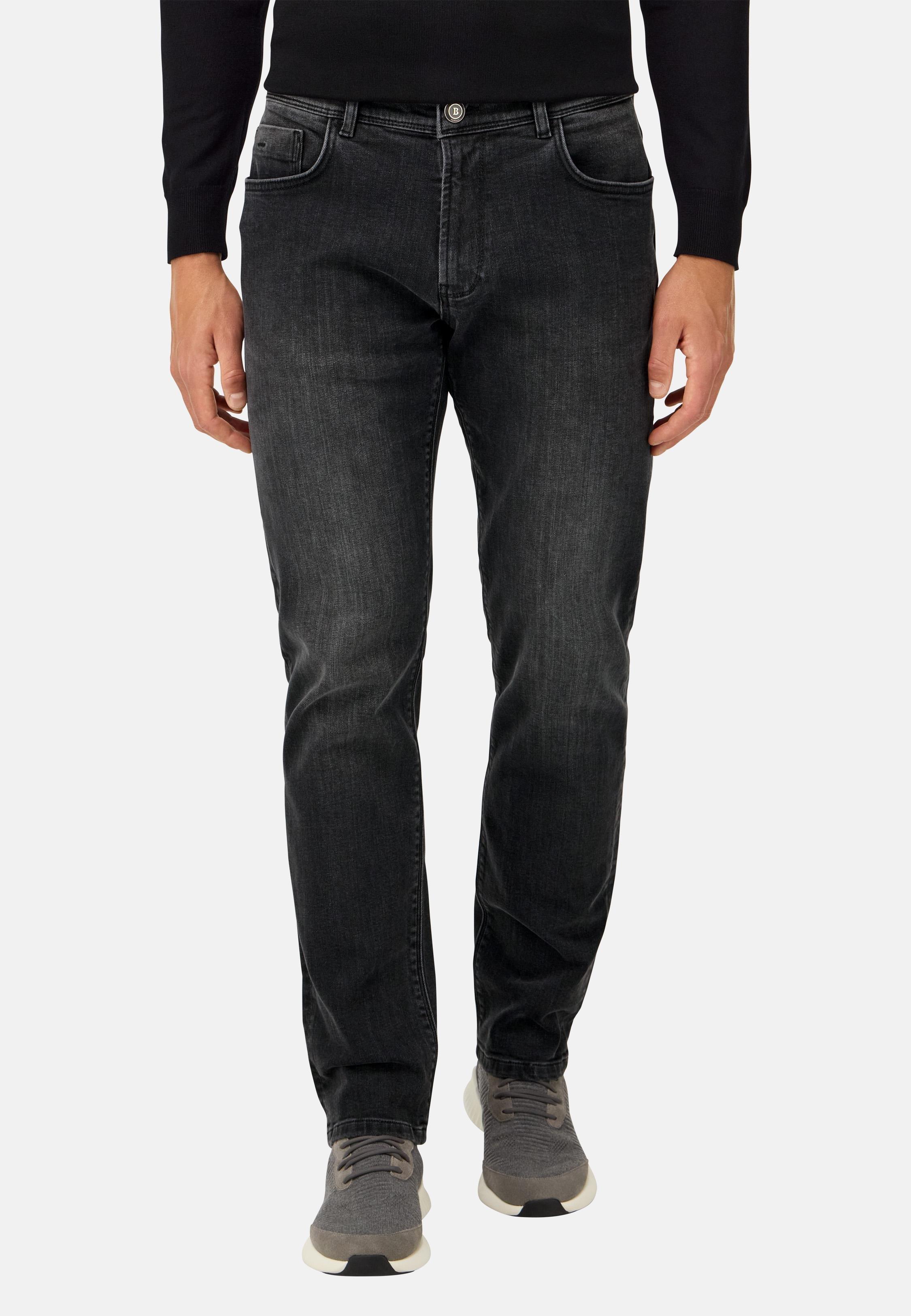 Stretch Denim Jeans Navy, , medium