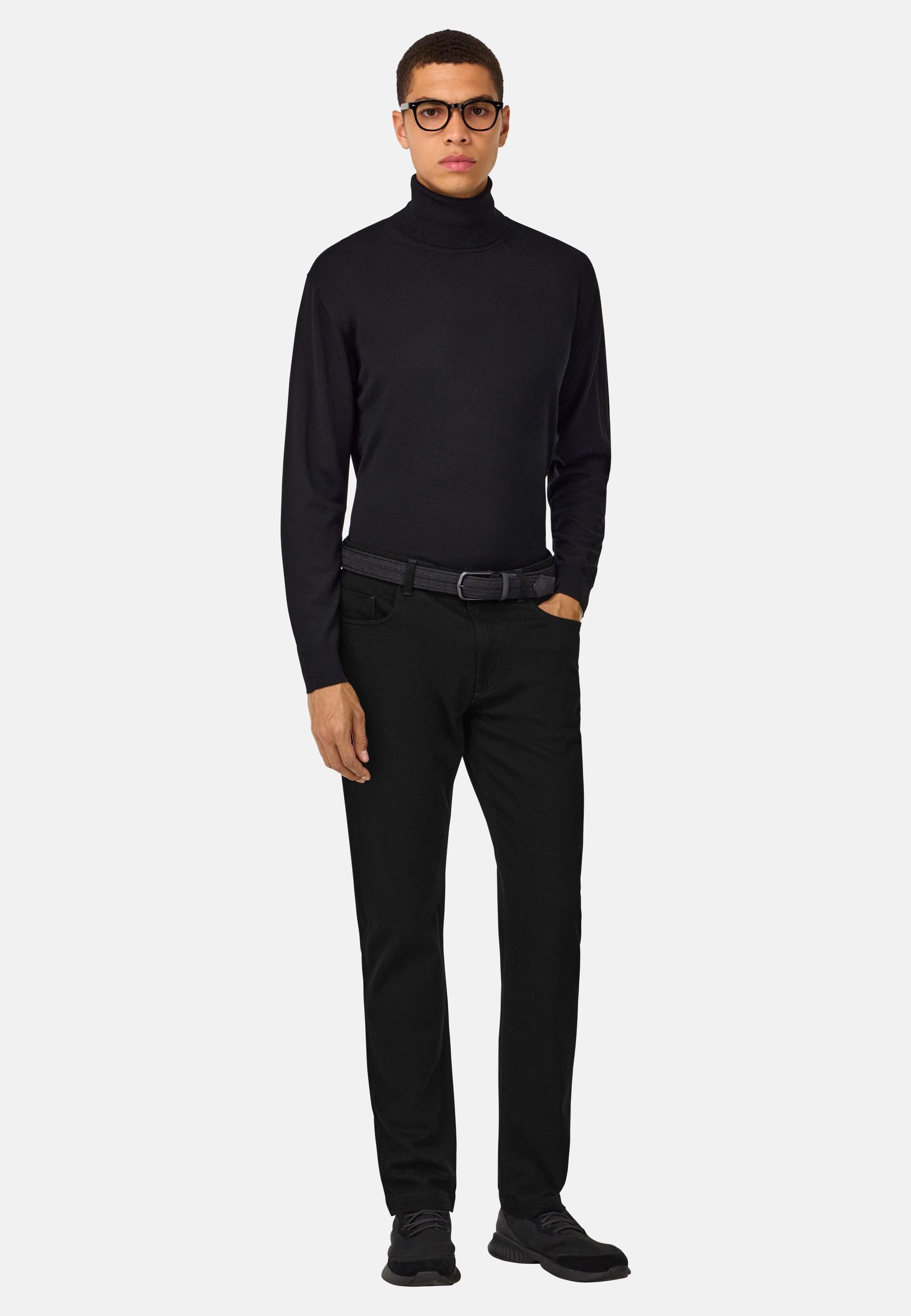 Stretch Denim Jeans Black, , large image number 1