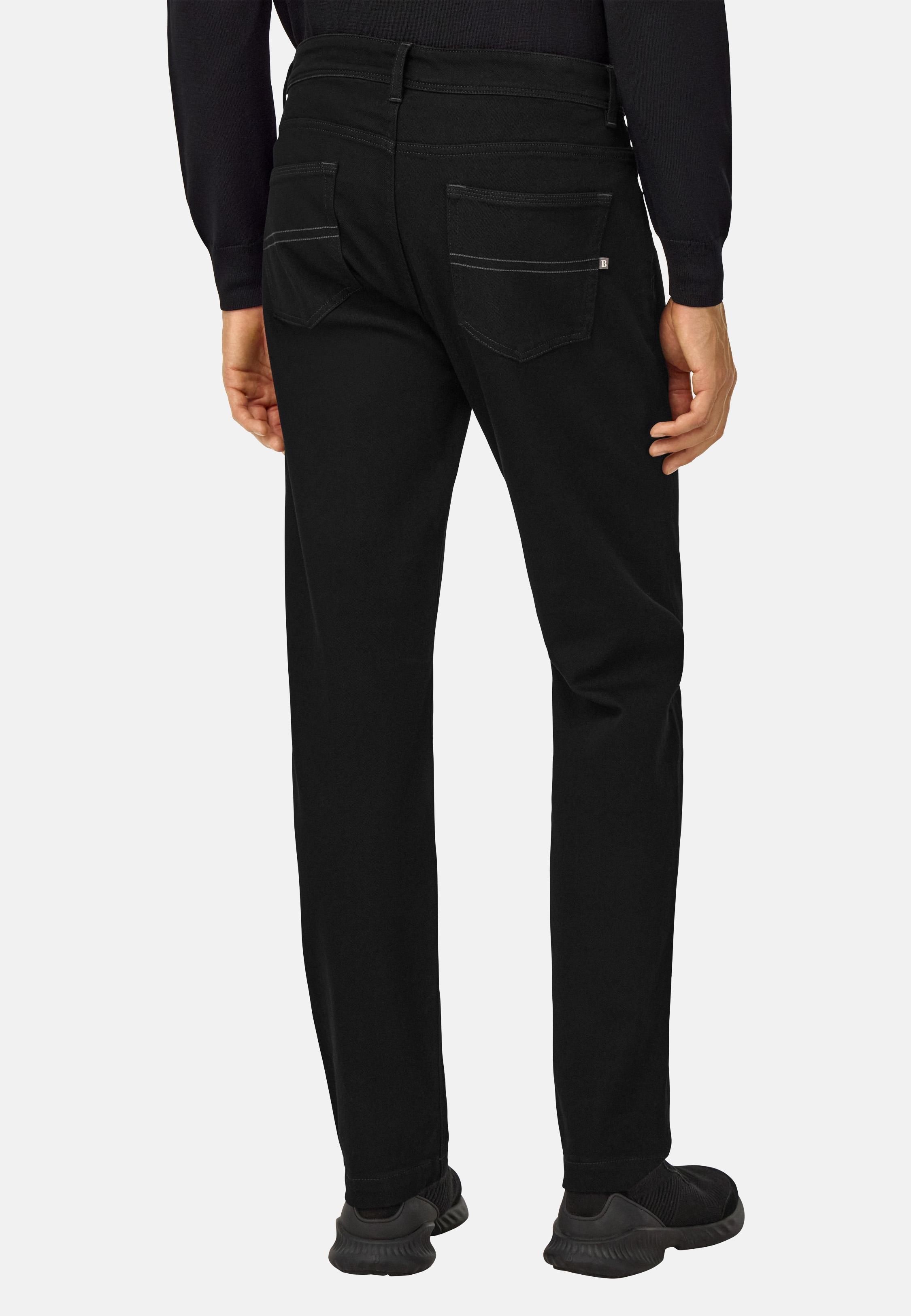Stretch Denim Jeans Black, , large image number 2