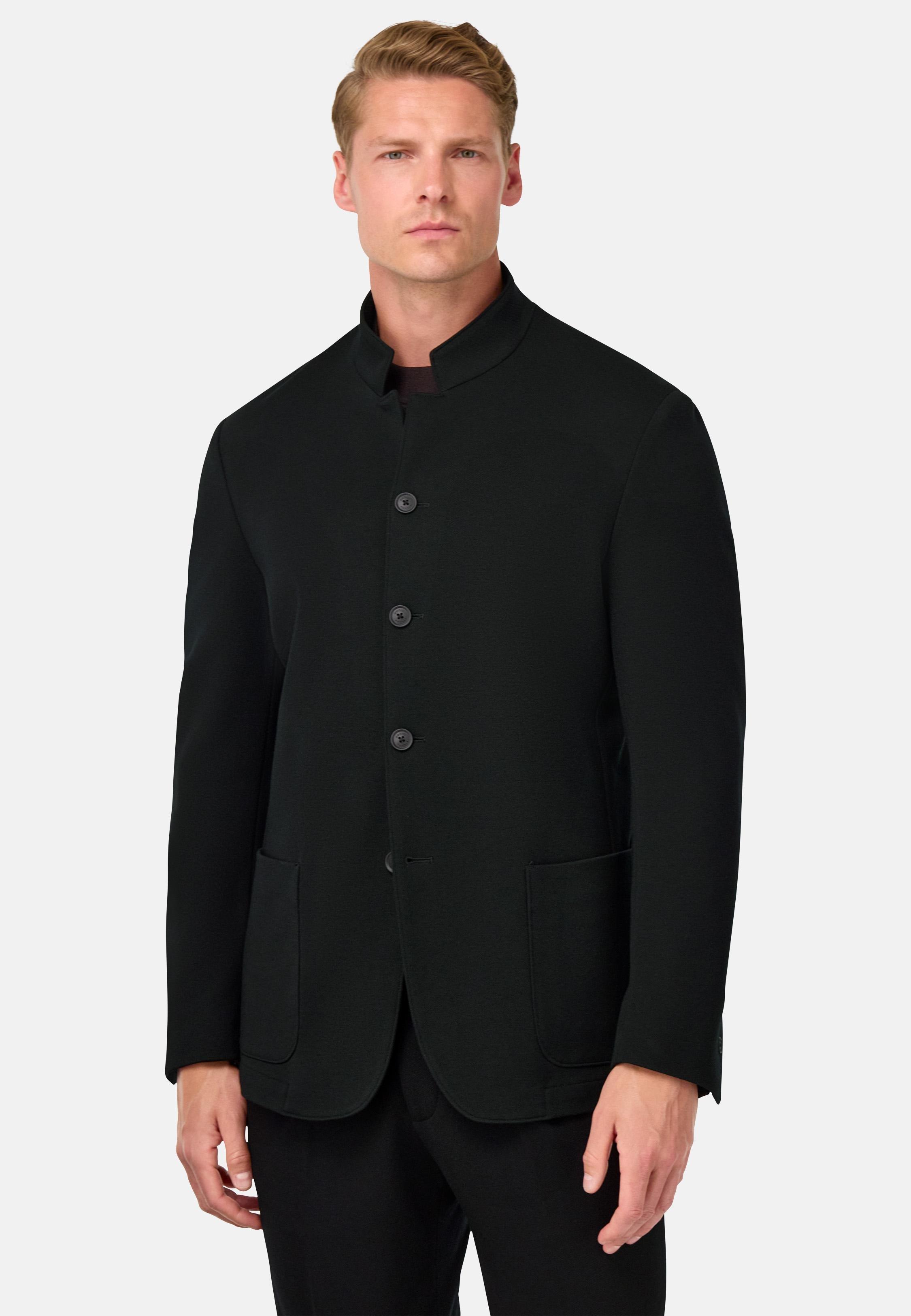 B Tech Technical Wool Jacket Black, Black, medium
