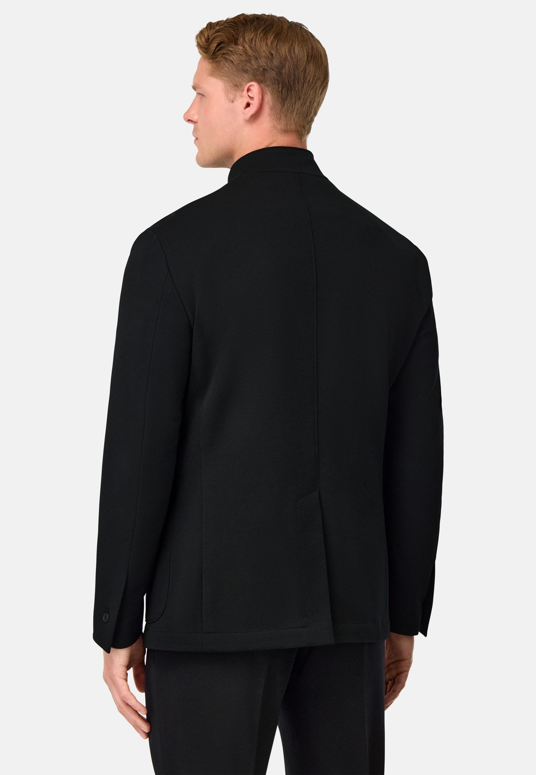 B Tech Technical Wool Jacket Black, Black, medium