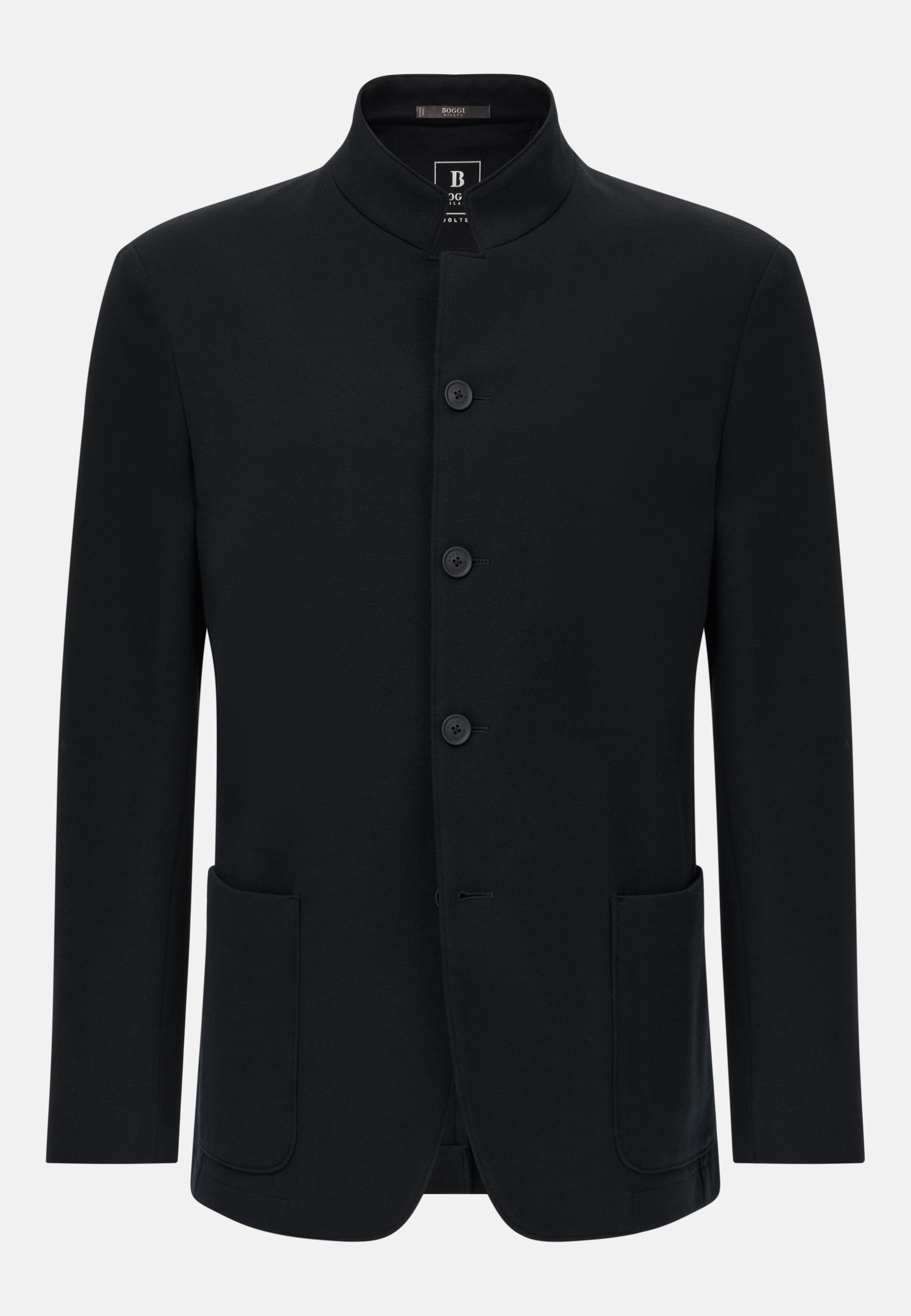 B Tech Technical Wool Jacket Black, Black, medium
