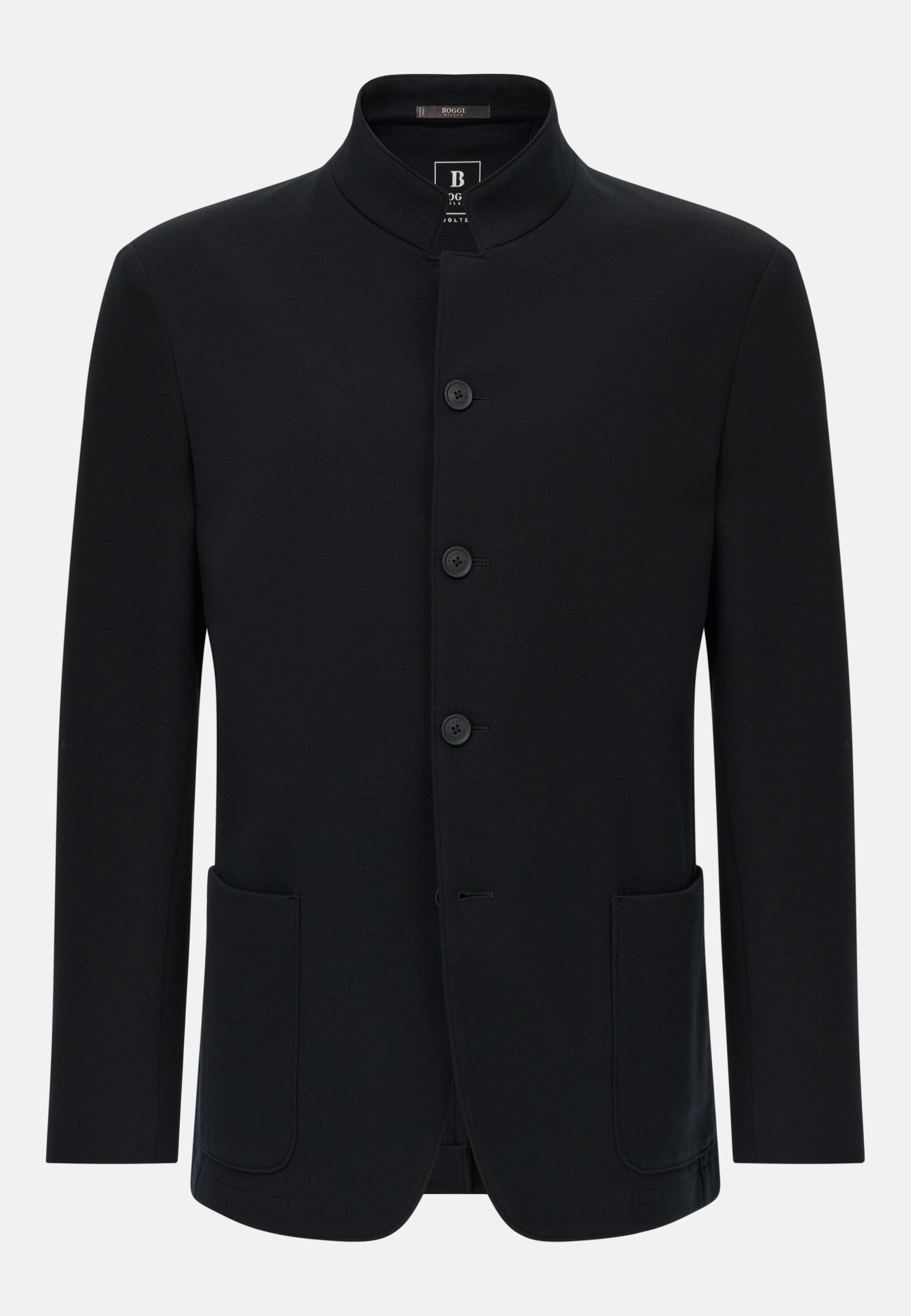 B Tech Technical Wool Jacket Black, Black, large image number 3