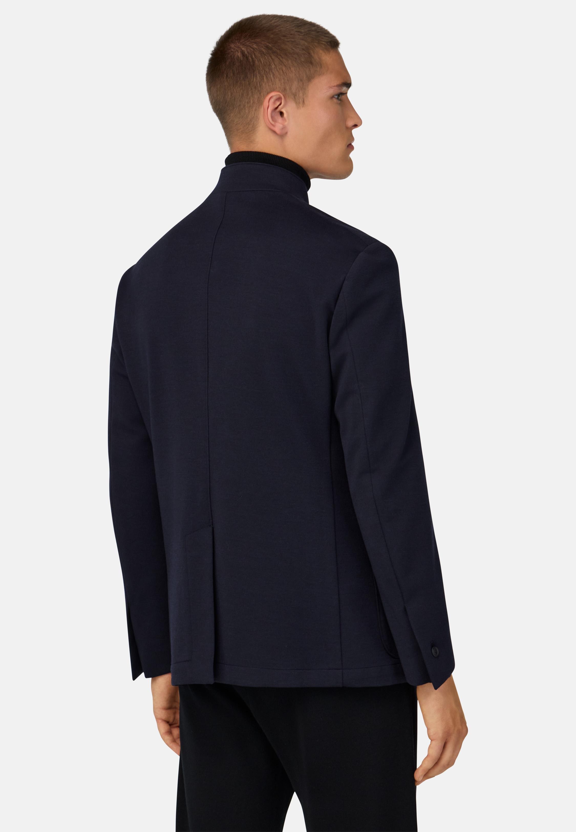 B Tech Technical Wool Jacket Blue, Navy blue, medium