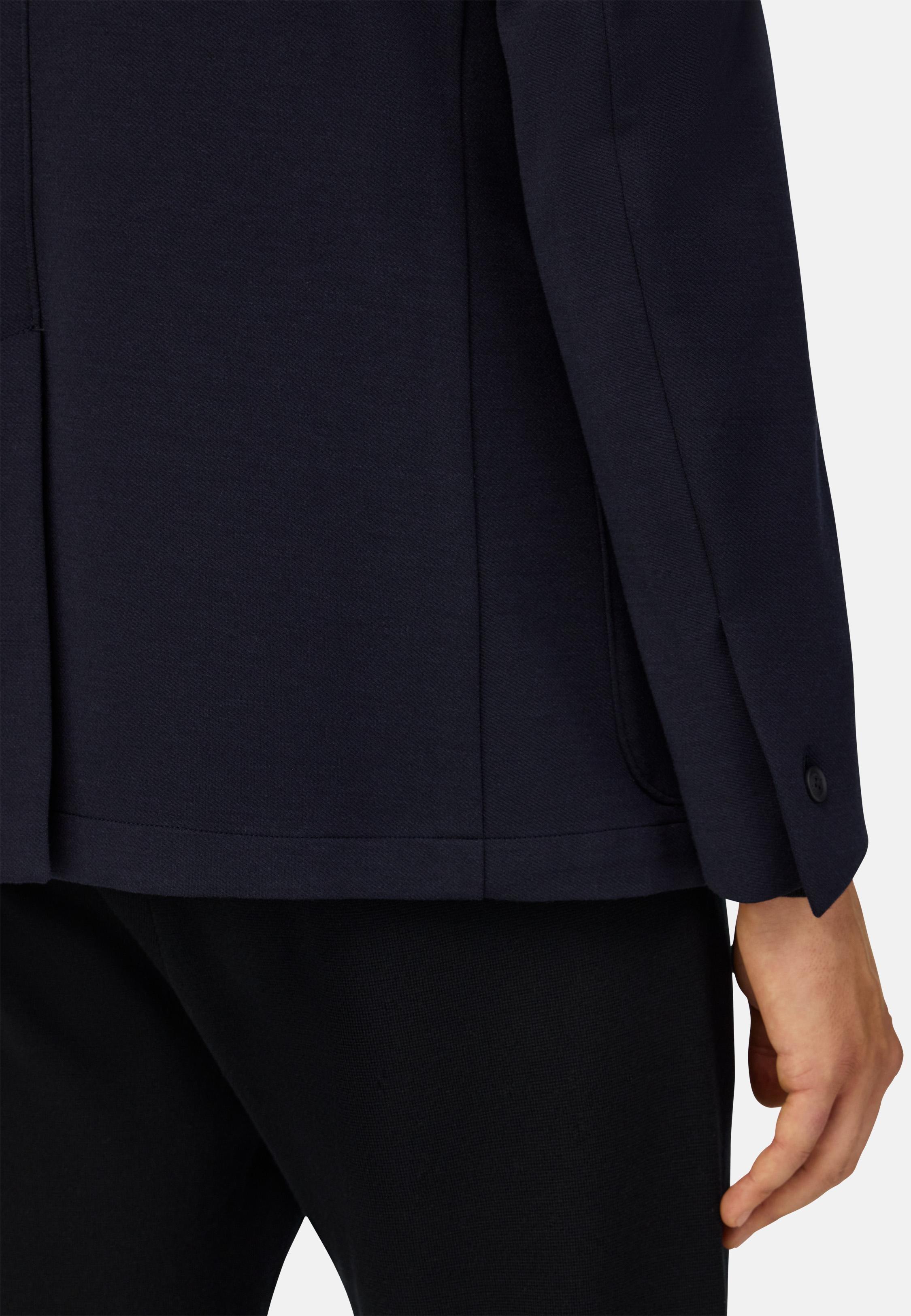 B Tech Technical Wool Jacket Blue, Navy blue, medium