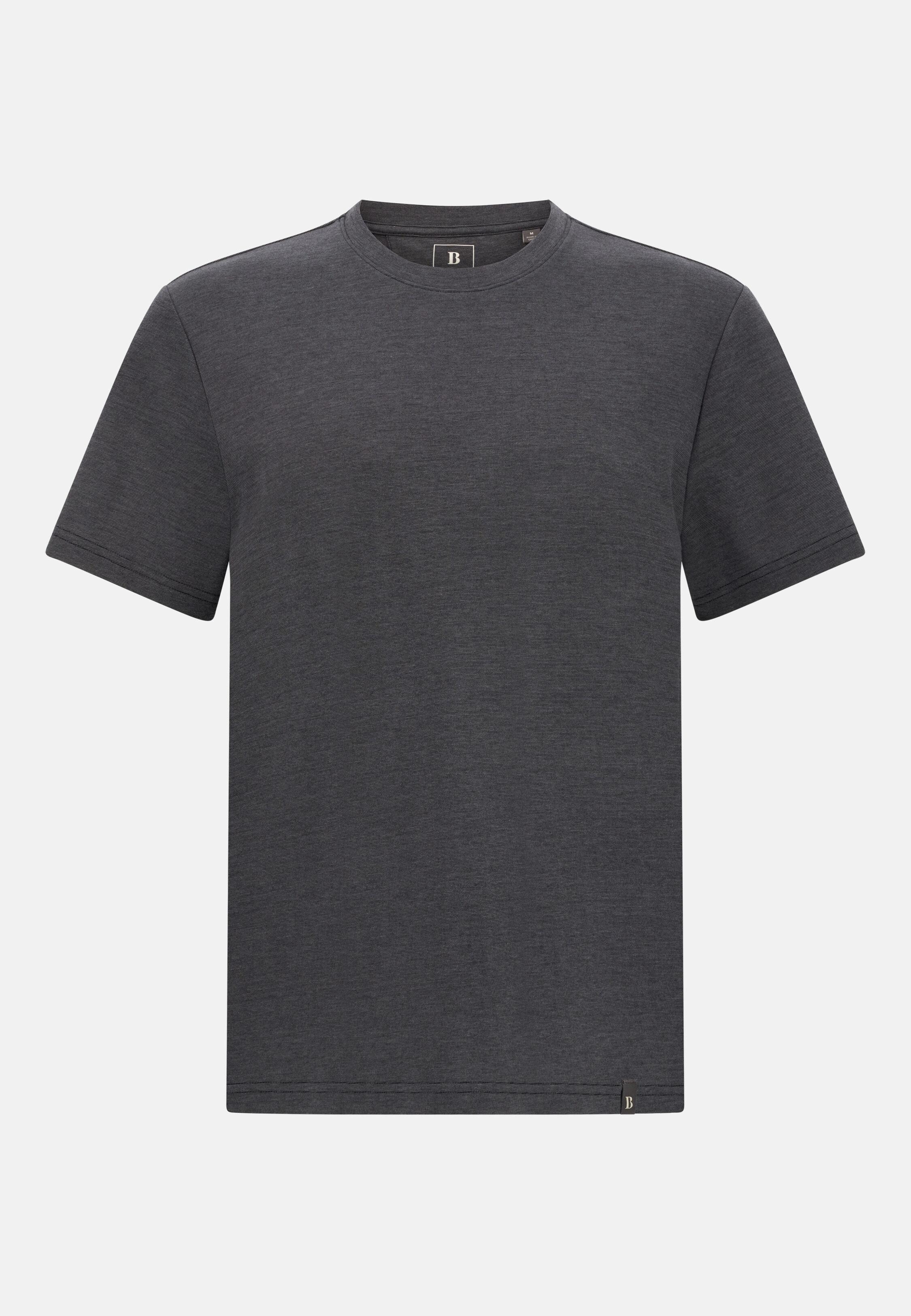 تيشيرت من القطن والصوف، أسود, Charcoal, large image number 3