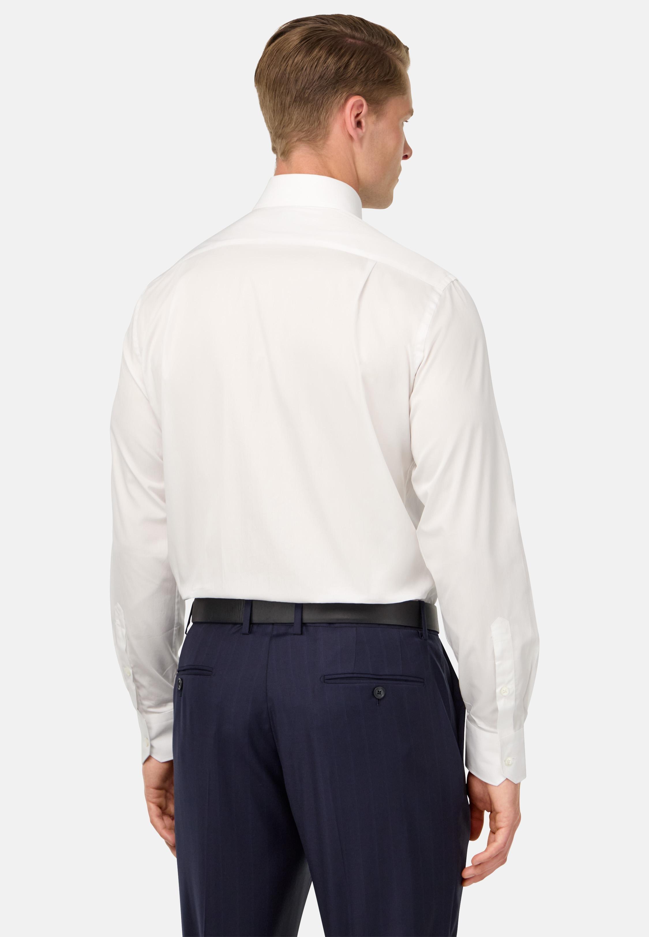 Regular Fit Cotton Twill Shirt White, , large image number 1