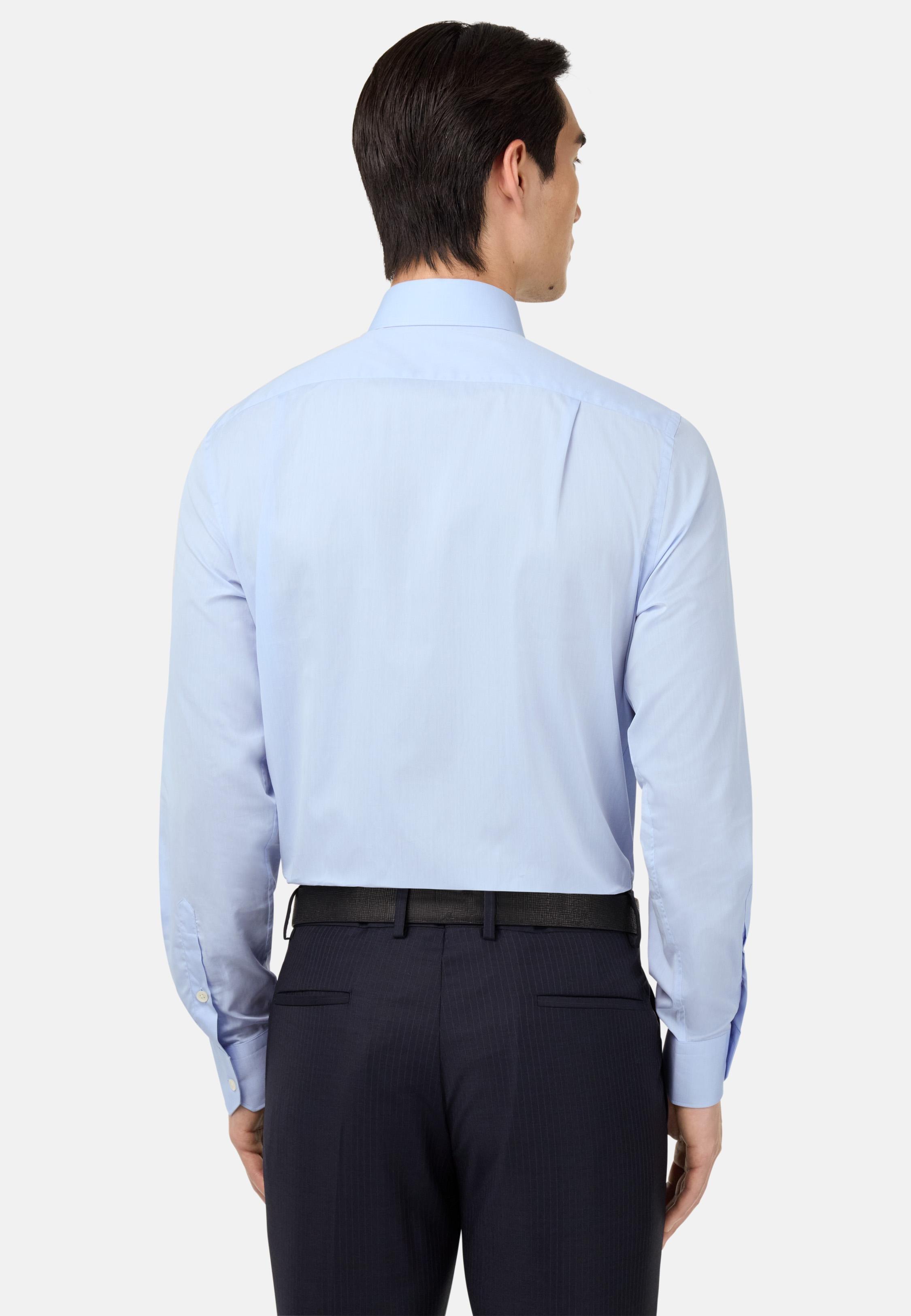 Regular Fit Cotton Twill Shirt Blue, , large image number 1