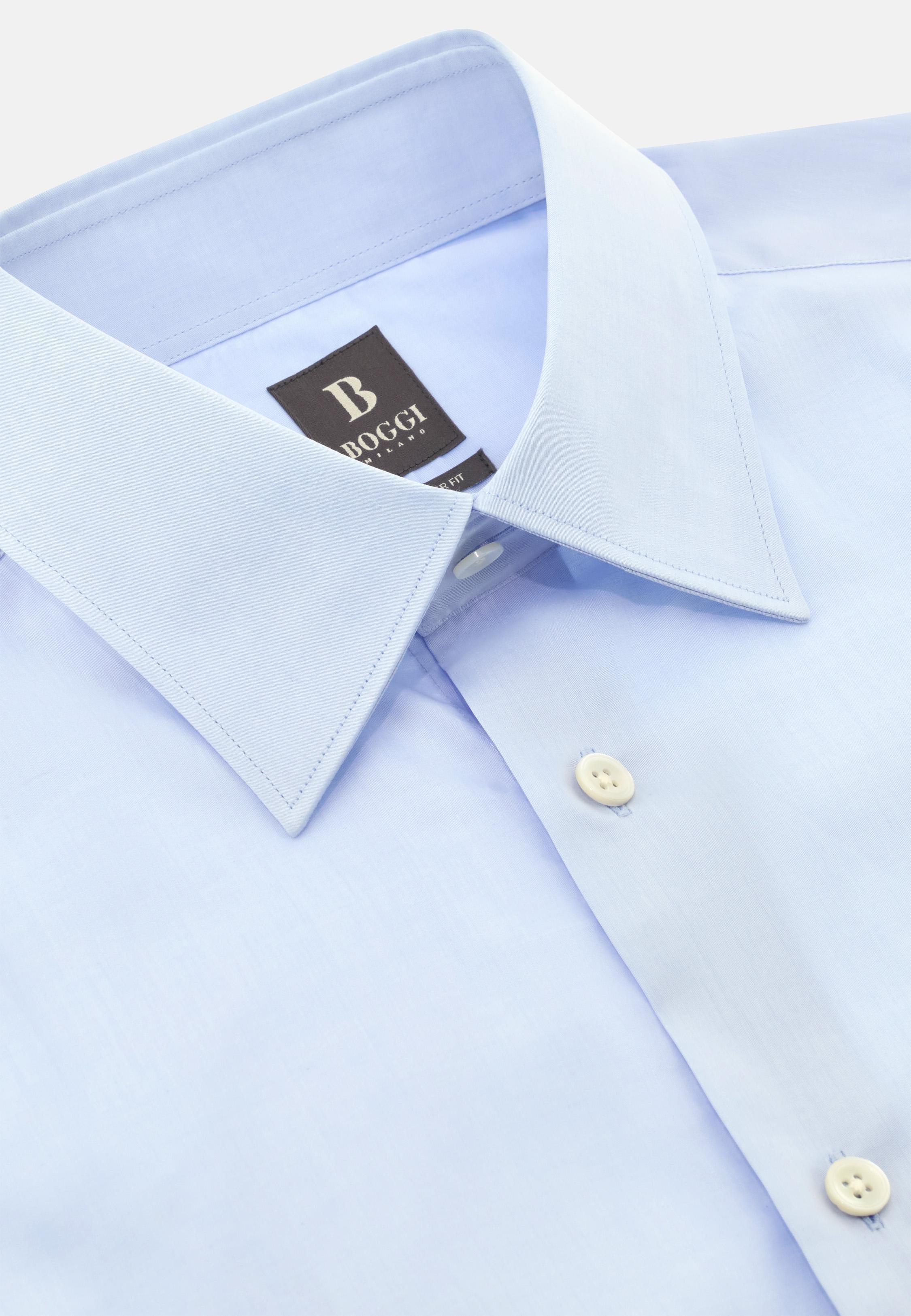 Regular Fit Cotton Twill Shirt Blue, , large image number 3