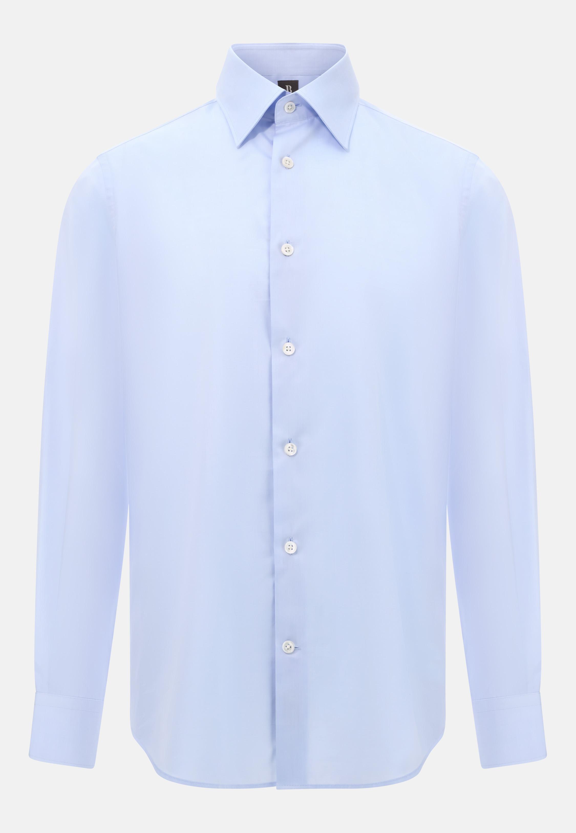 Regular Fit Cotton Twill Shirt Blue, , large image number 4