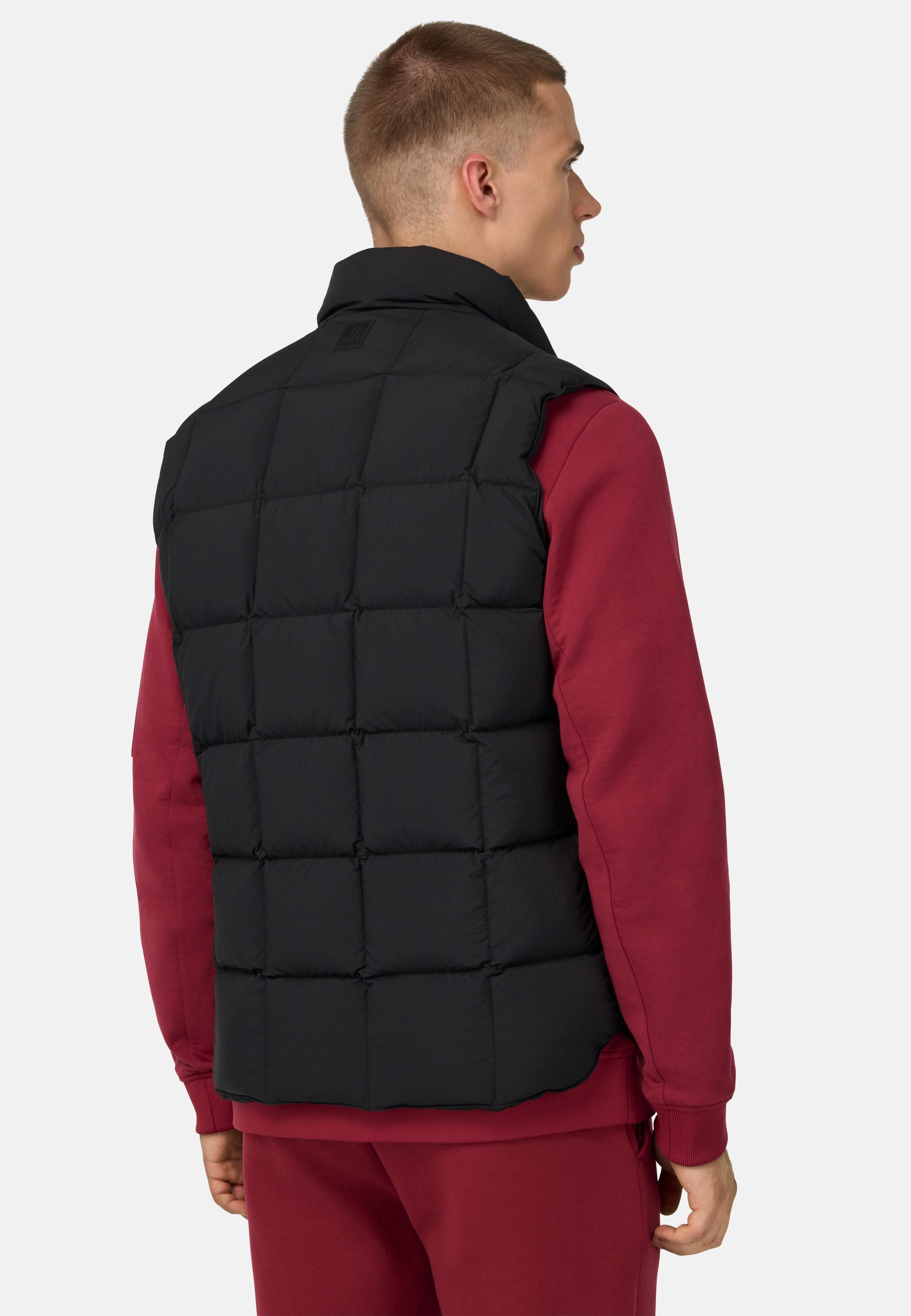 Gilet In Technical Fabric With Goose Down Black, 3901_BLAC, medium