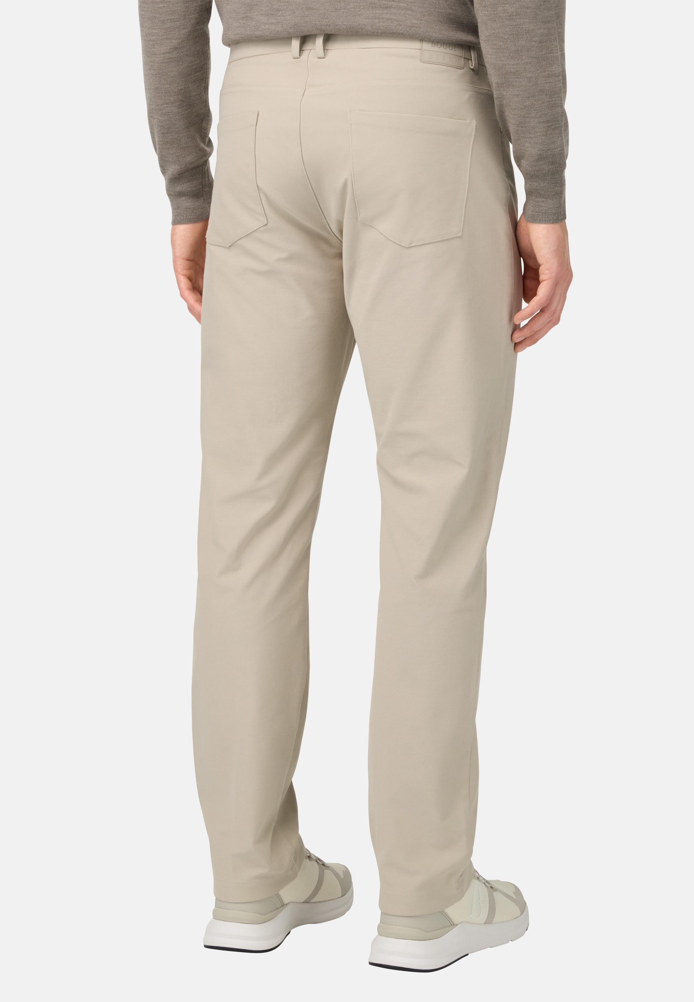 B Tech Jeans In Technical Fabric Beige, , large image number 2