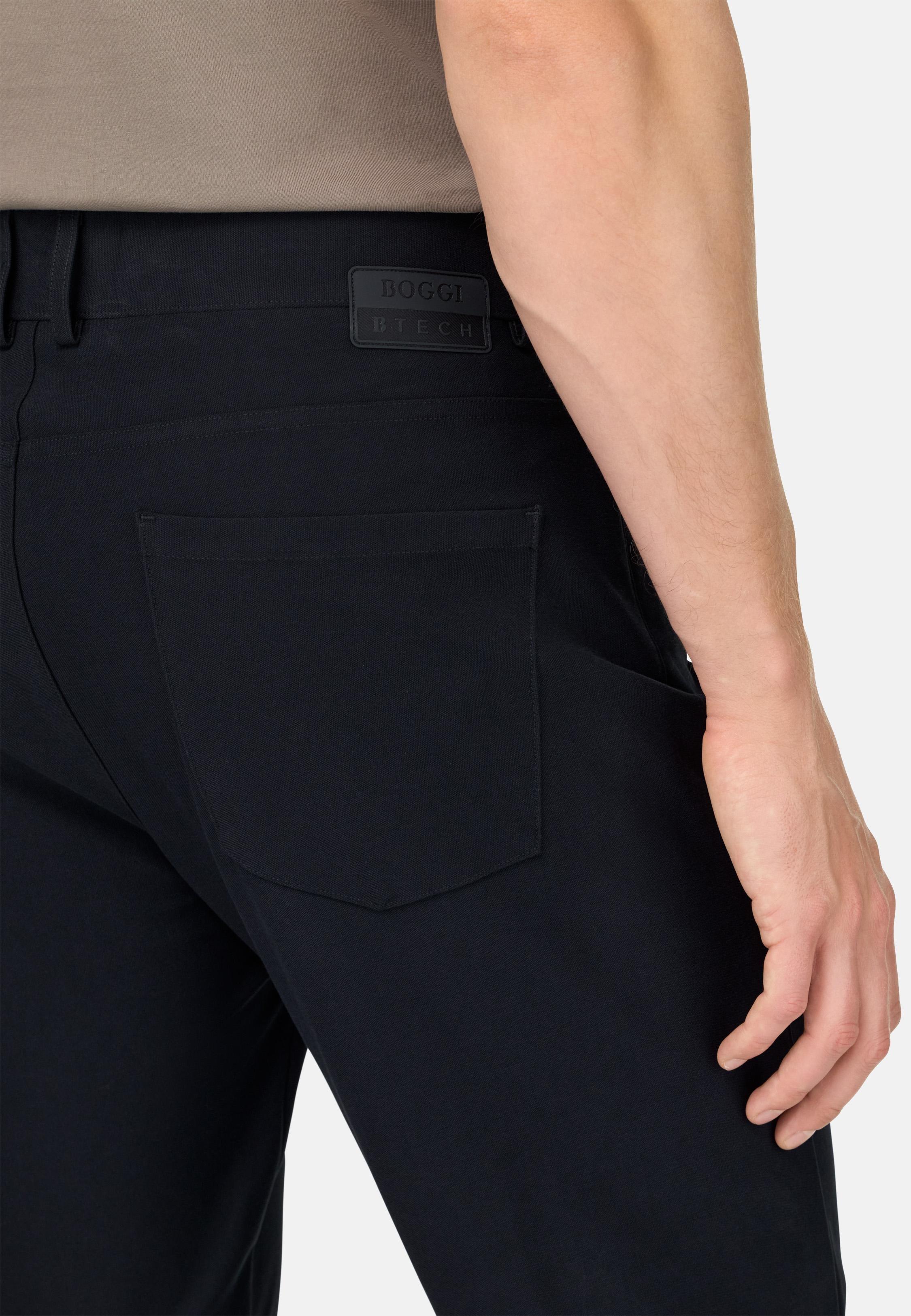 B Tech Jeans In Technical Fabric Blue, , large image number 3