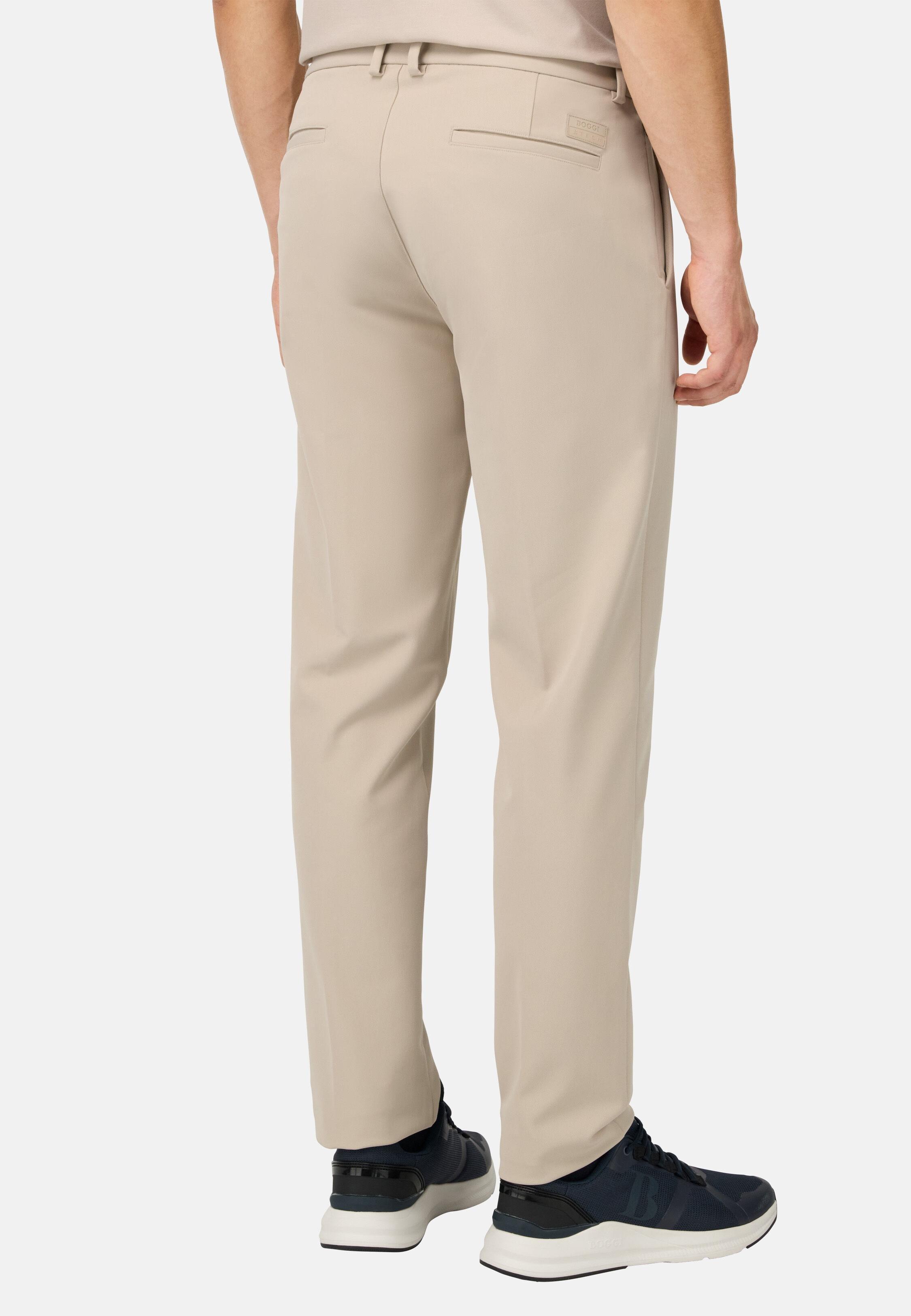 B-Tech Stretch Nylon Trousers Beige, Sand, medium