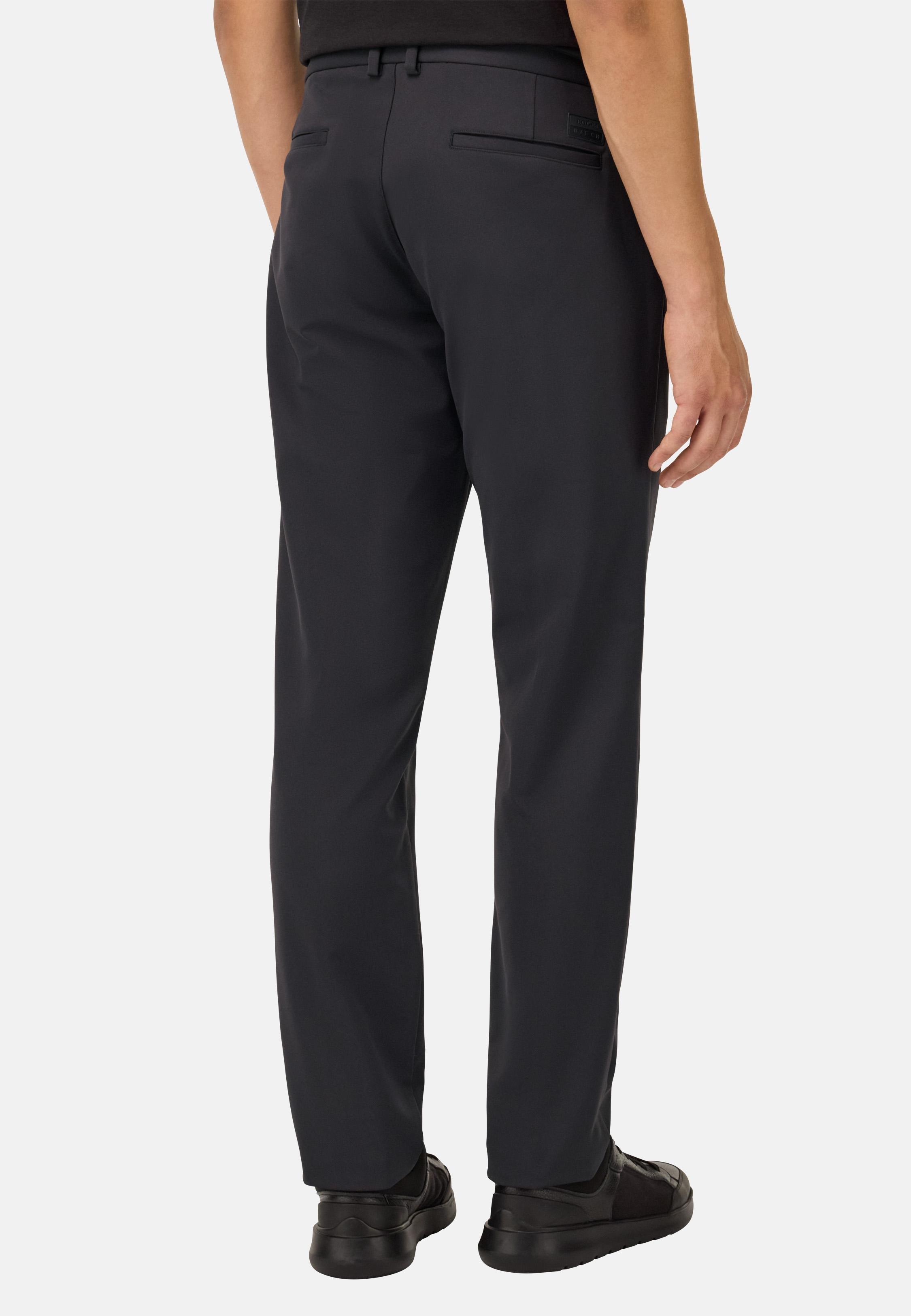 B-Tech Stretch Nylon Trousers Blue, Navy blue, medium