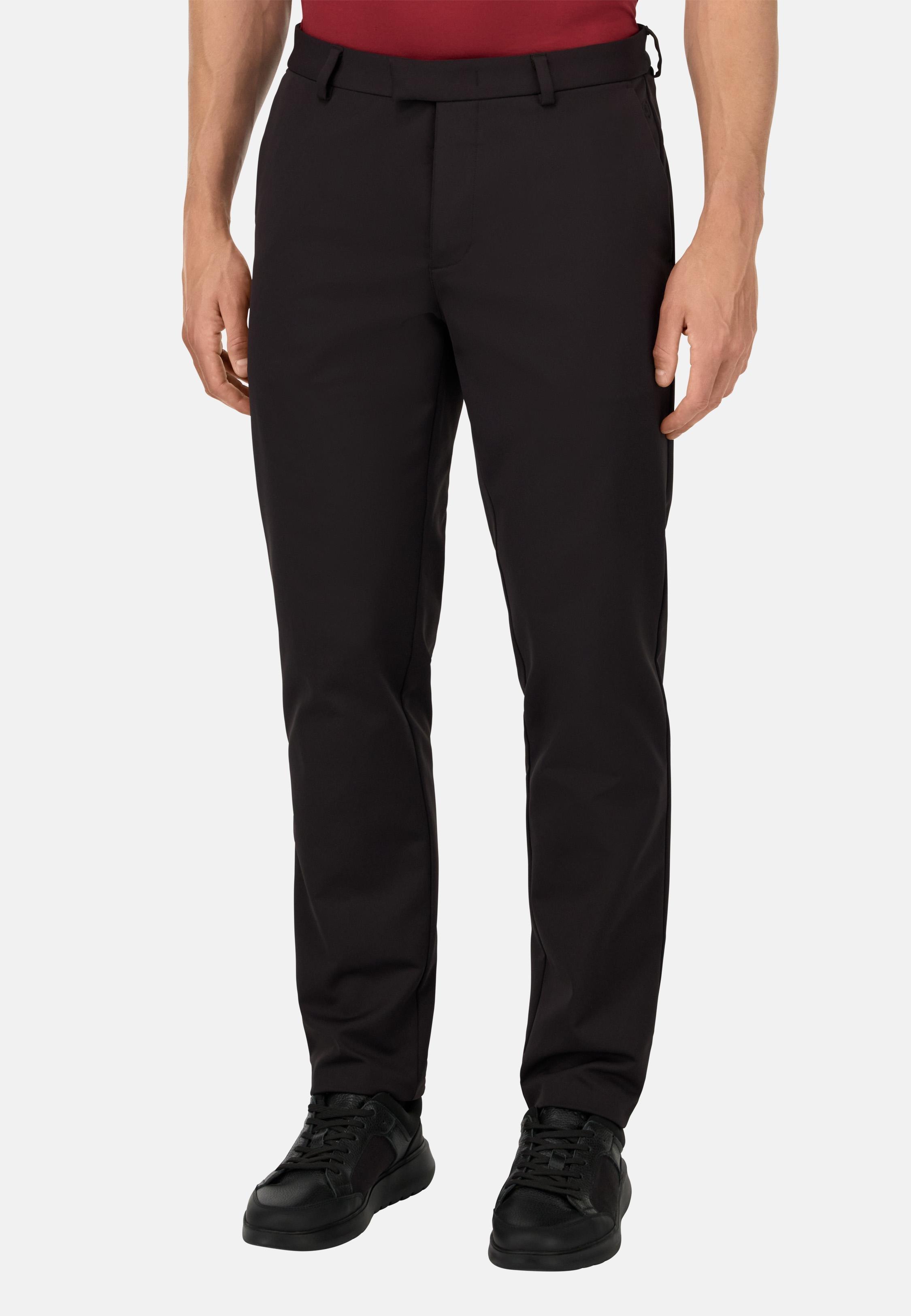 B-Tech Stretch Nylon Trousers Black, Black, medium