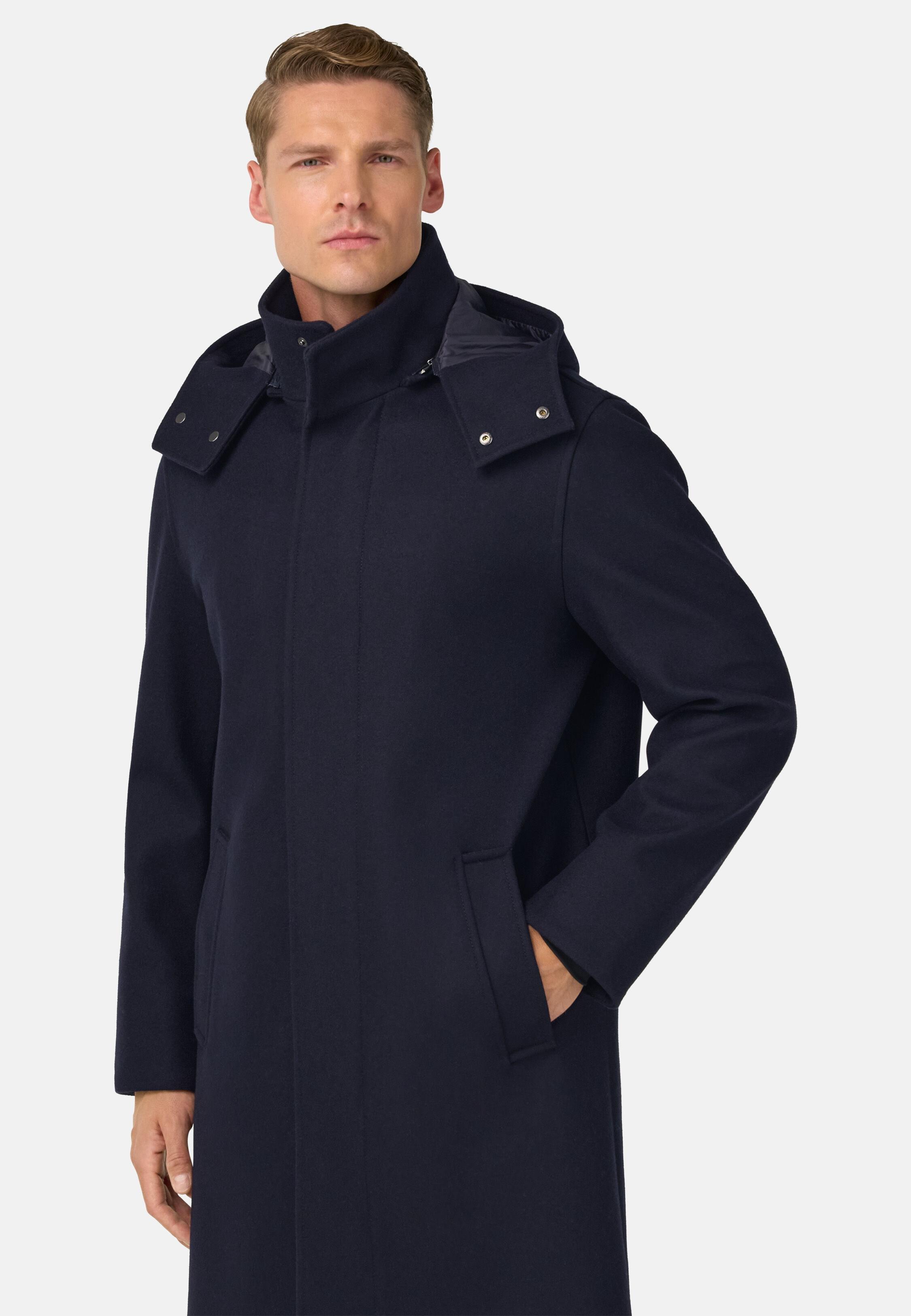 Technical Wool Parka Navy, 3901_NAVY, large image number 1