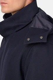Technical Wool Parka Navy, 3901_NAVY, large image number 4