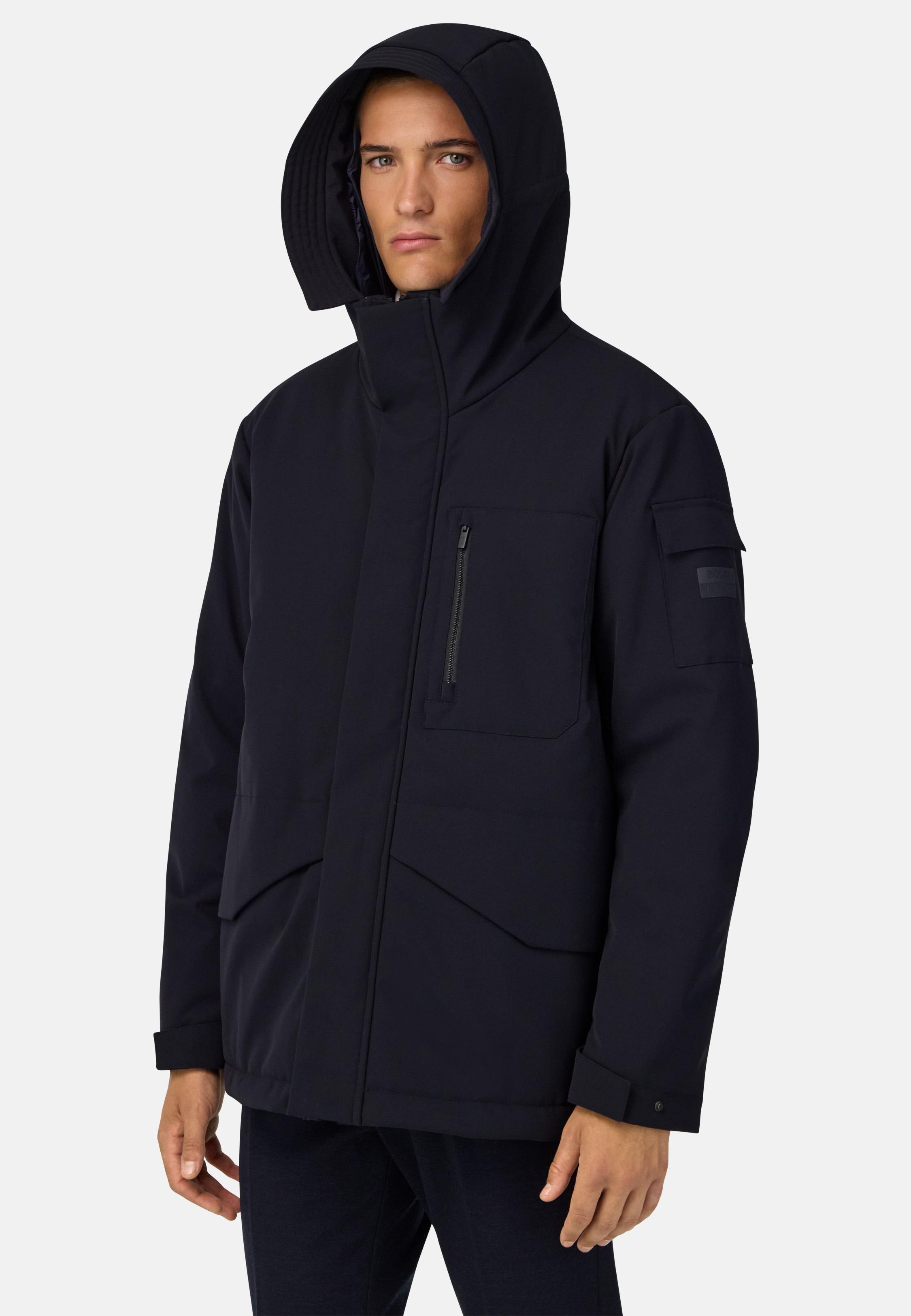 Technical Fabric B Tech Parka Blue, Navy blue, medium
