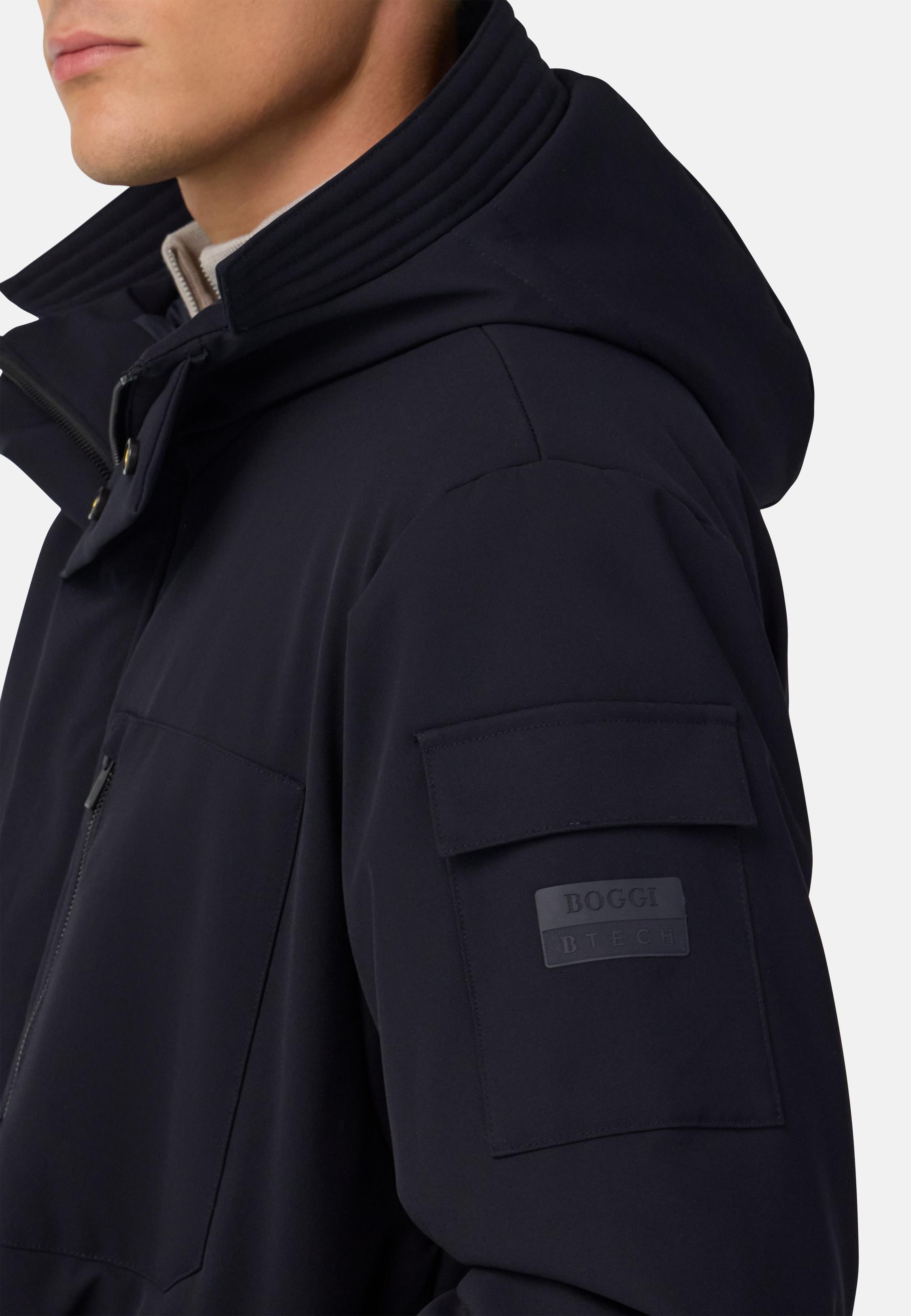 Technical Fabric B Tech Parka Blue, Navy blue, medium